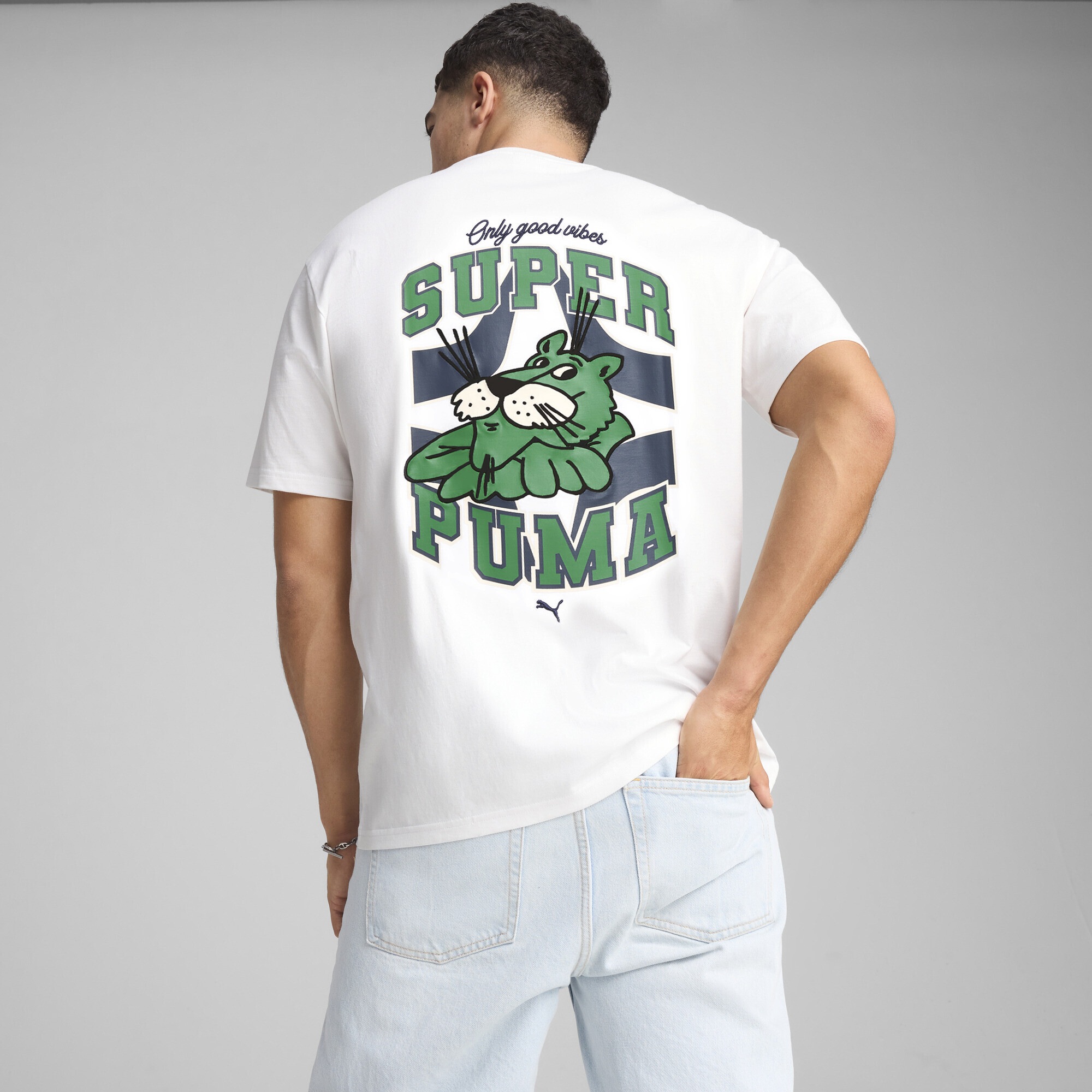 PUMA T-Shirt »GRAPHICS Super PUMA Relaxed T-Shirt Herren«