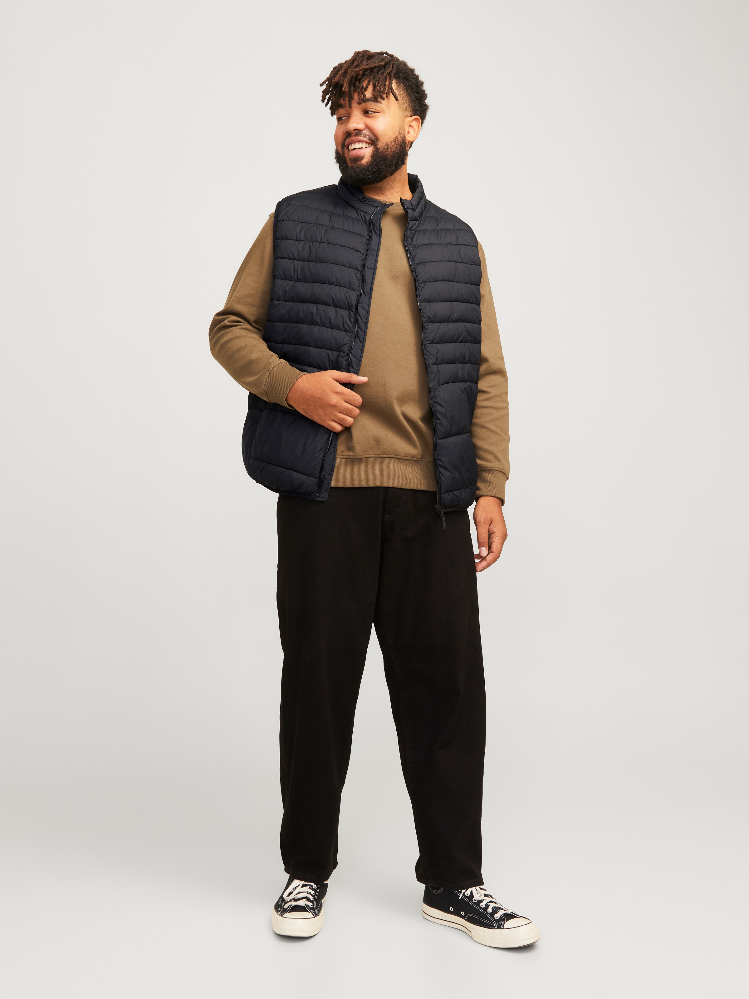 Jack & Jones PlusSize Kurzweste »JJESTATE PACKABLE BW COLLAR NOOS PLS«