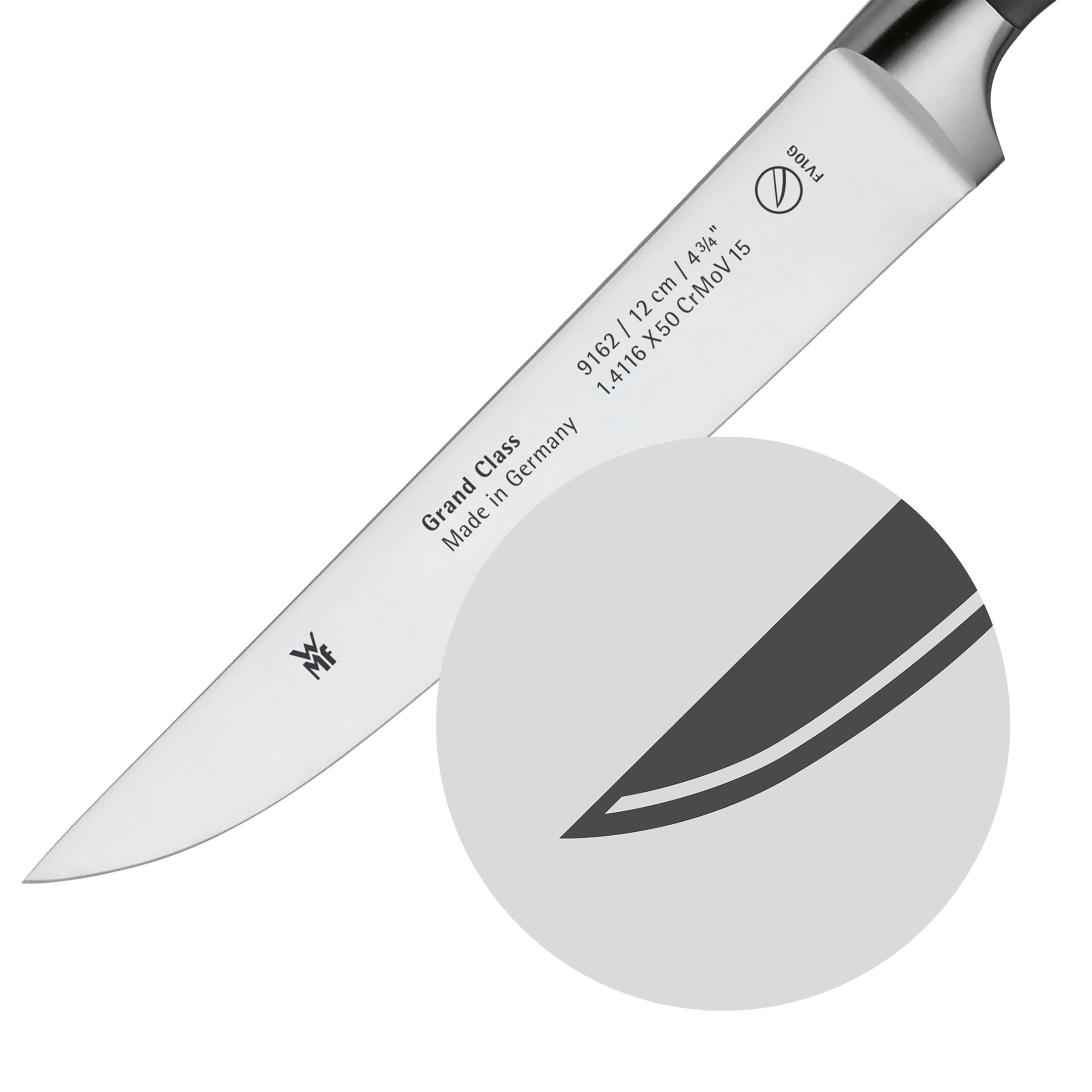 WMF Universalküchenmesser »Grand Class«, (1 tlg.), langanhaltende Schärfe, handgeschmiedeter Spezialklingenstahl