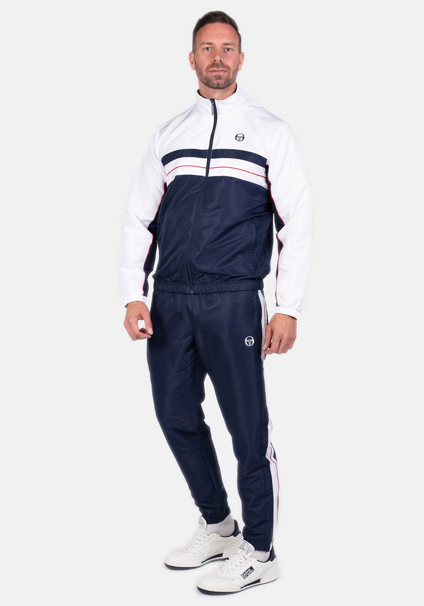 Sergio Tacchini Trainingsanzug »ZELMA Herren«, Trainingsanzug Herren, Tracksuit, Retro, Outdoor, Jogging, Streetwear