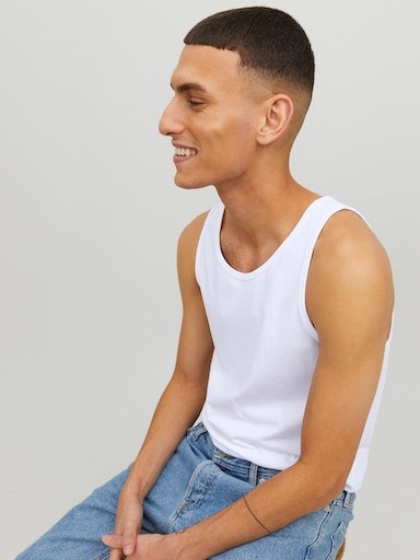 Jack & Jones Jacbasic Tanktop 2 Pack White XL 6