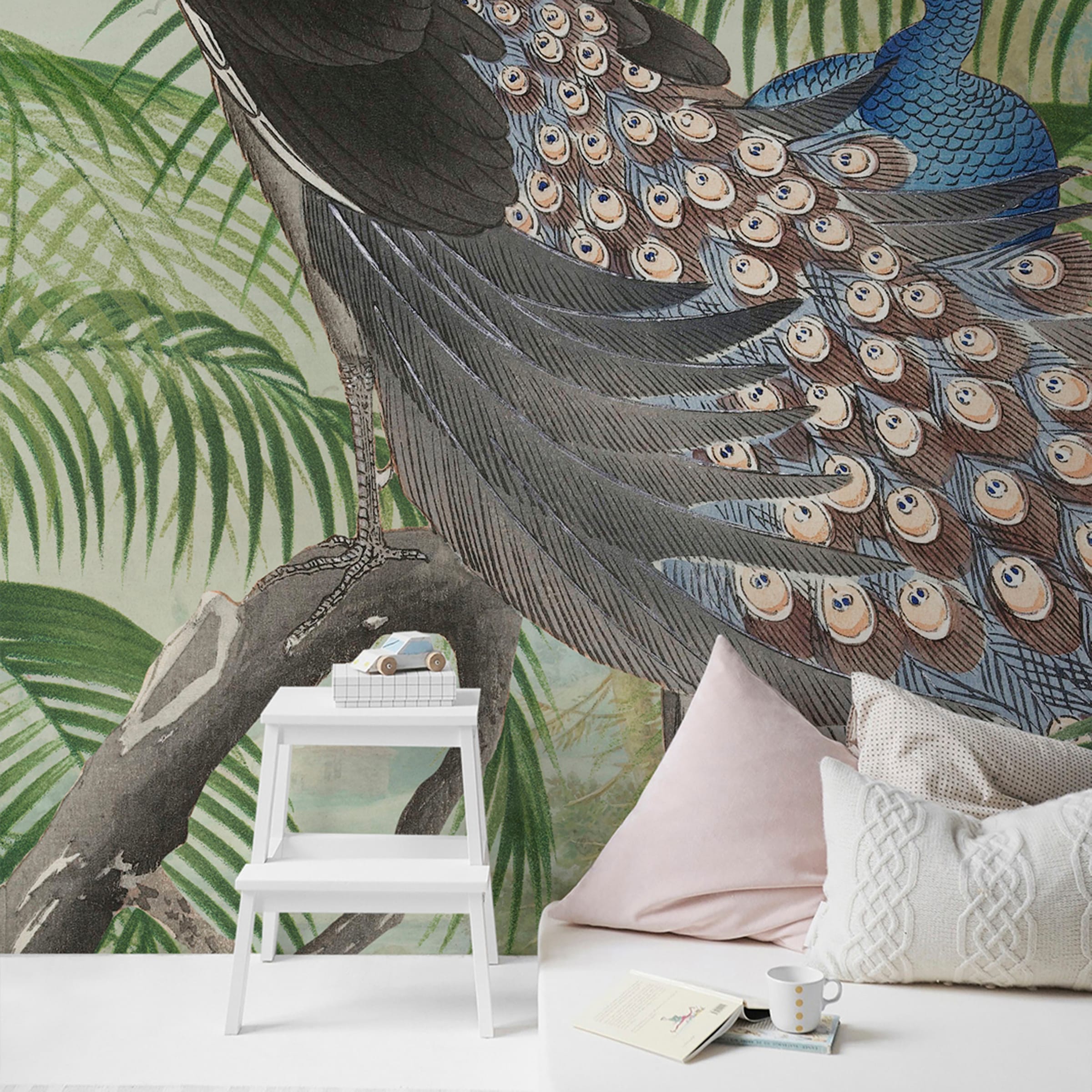 Art for the home Fototapete »Peacock«, animal print, 280x200cm