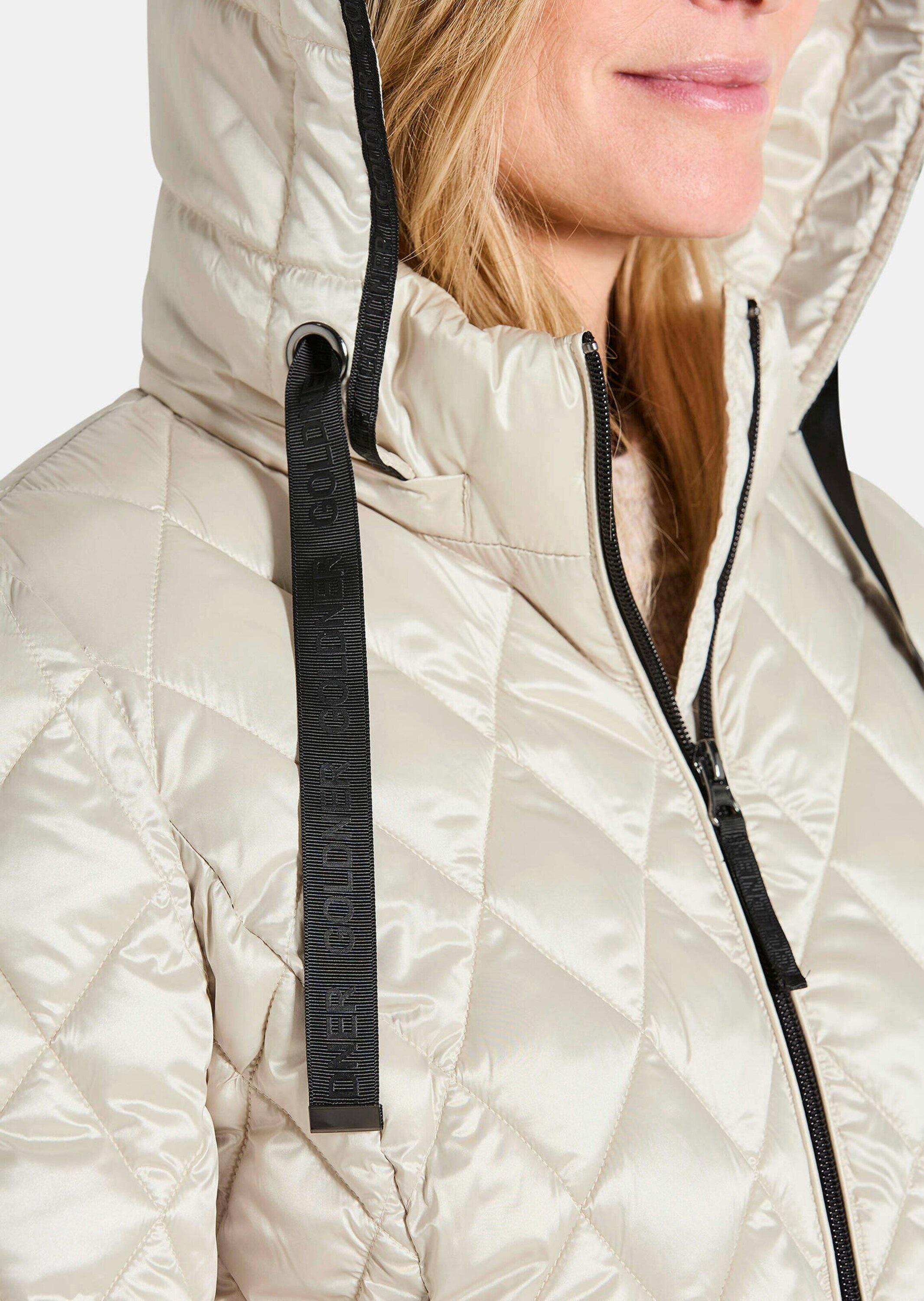 GOLDNER Kurzjacke »Kurzgröße Steppjacke mit Rautenmuster«