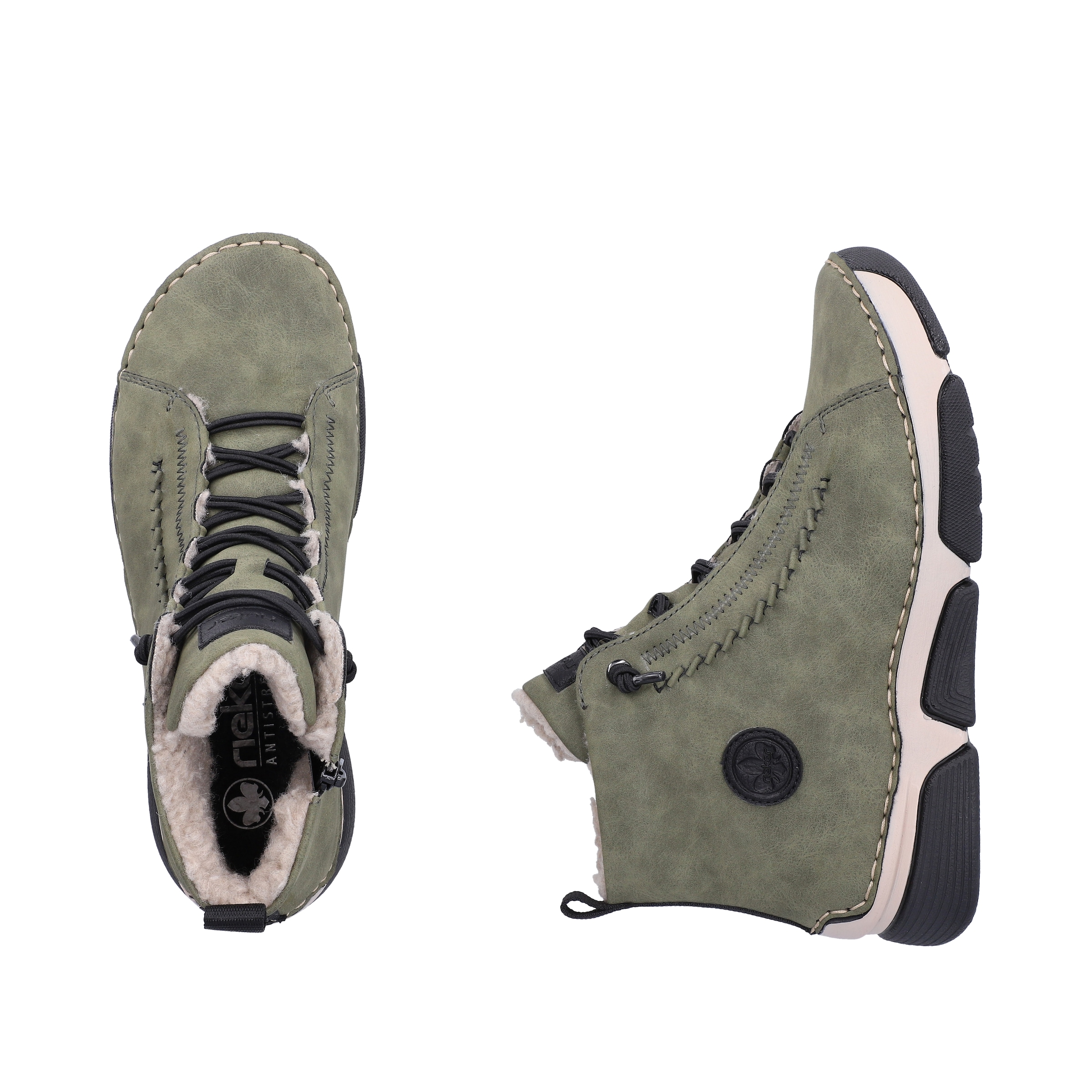 Rieker Winterboots  Winterstiefelette, Outdoorboots, Warmfutter, mit Innenreißverschluss