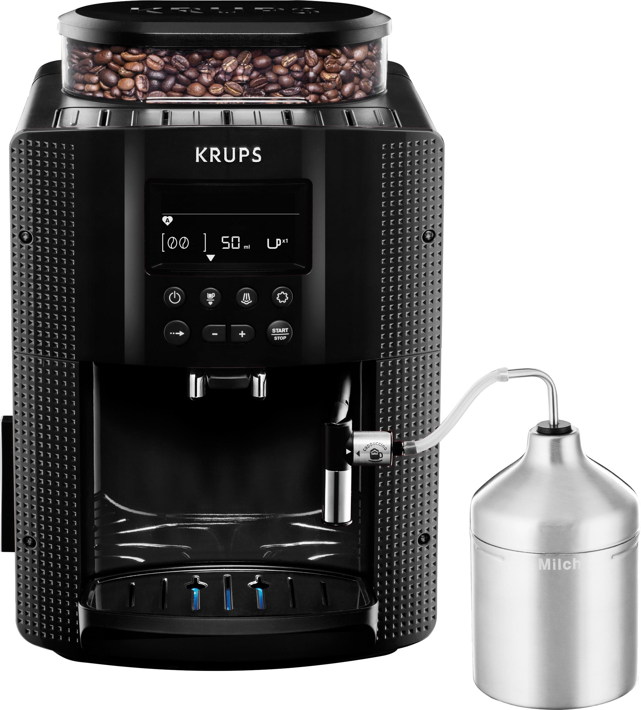 Krups Kaffeevollautomat »EA8160 Essential Espresso«, Wassertankkapazität: 1,7 Liter, inkl. Auto Cappuccino XS6000 Set