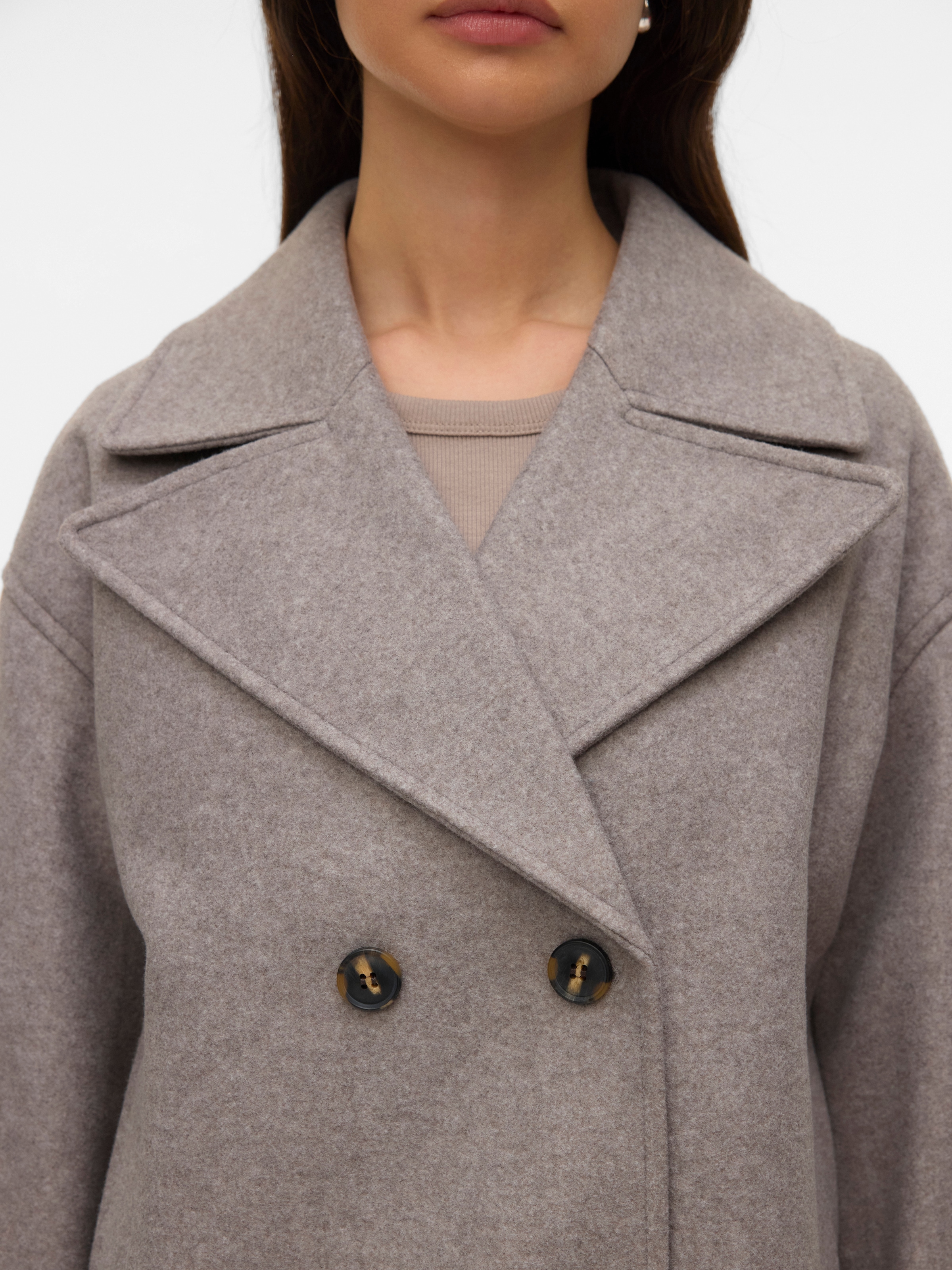 Vero Moda Cabanjacke »VMVINCELINE SHORT JACKET NOOS« mit Knopfleiste