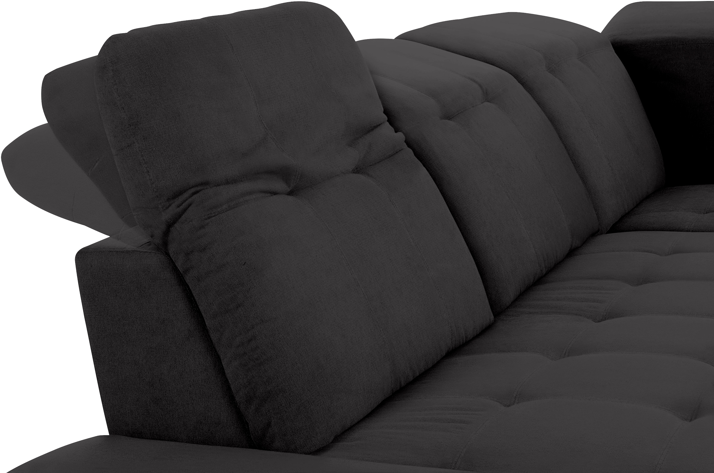 COTTA Ecksofa »Holiday L-Form mit Sitztiefen-, Armteil- und Kopfteilverstellung«, wahlweise mit Bettfunktion & Bettkasten