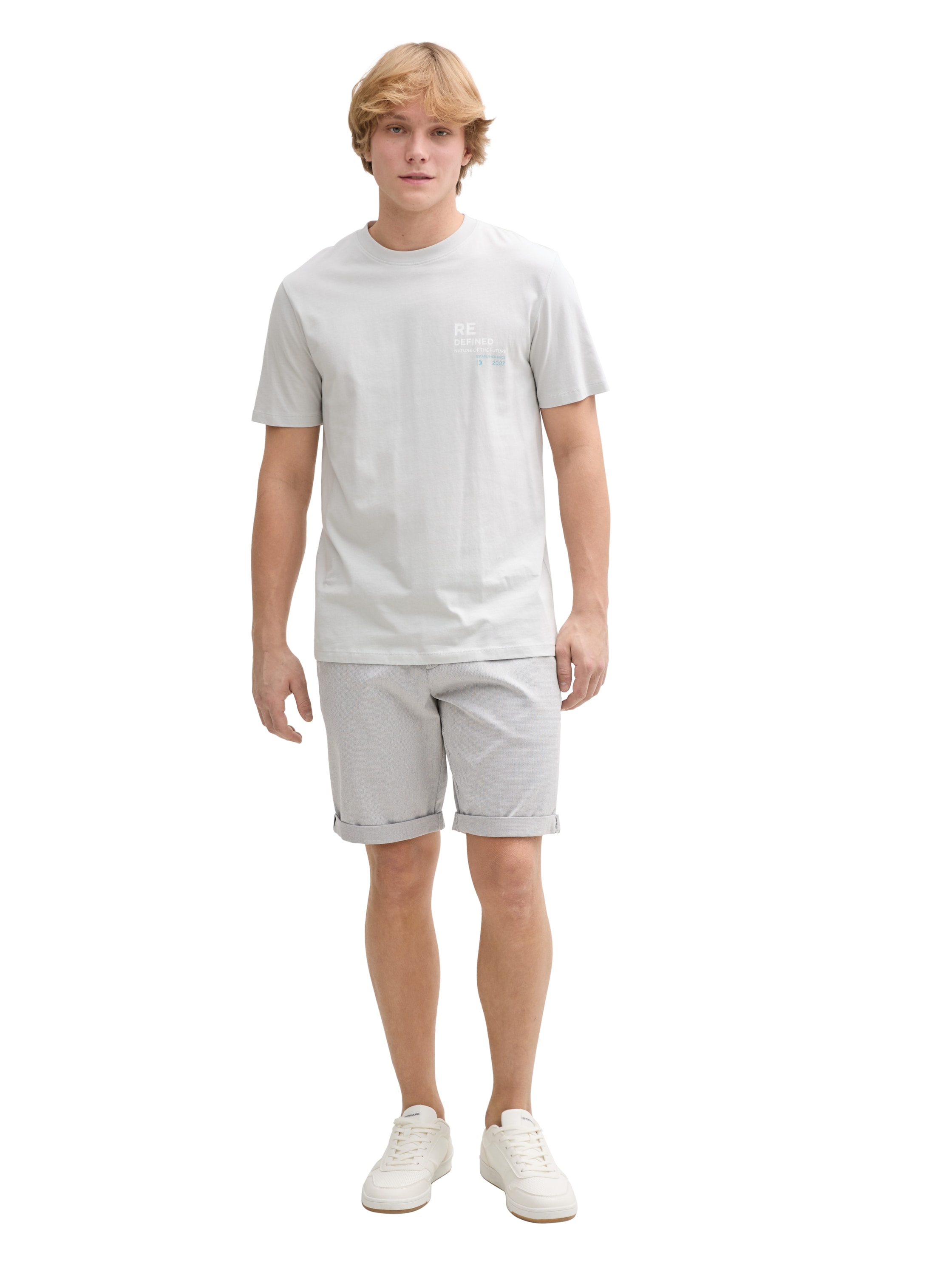 TOM TAILOR Denim Chinoshorts, (Packung), mit Gürtel