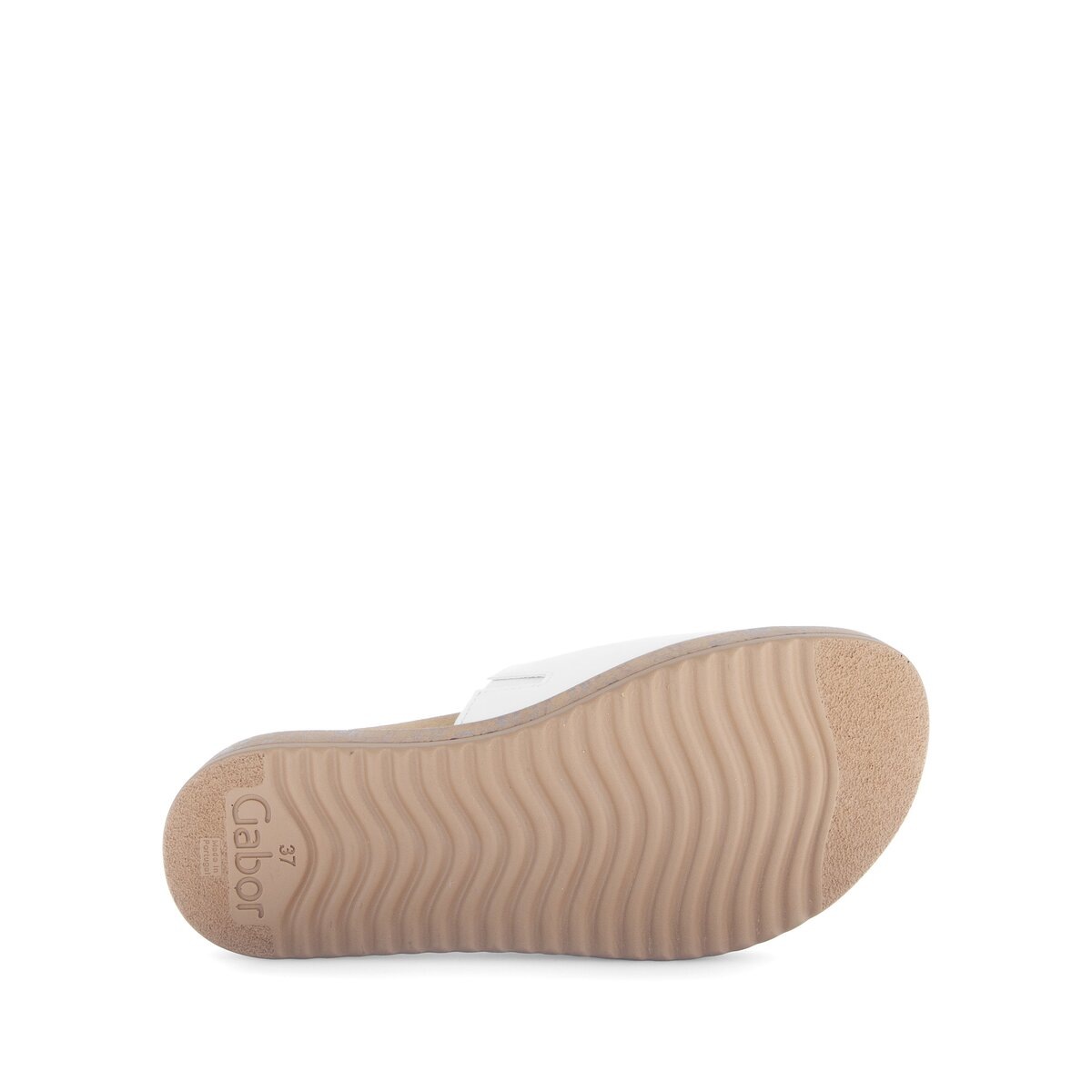 Pantolette GABOR "Pantolette", Damen, Gr. 37, weiß, Schuhe Pantolette 3