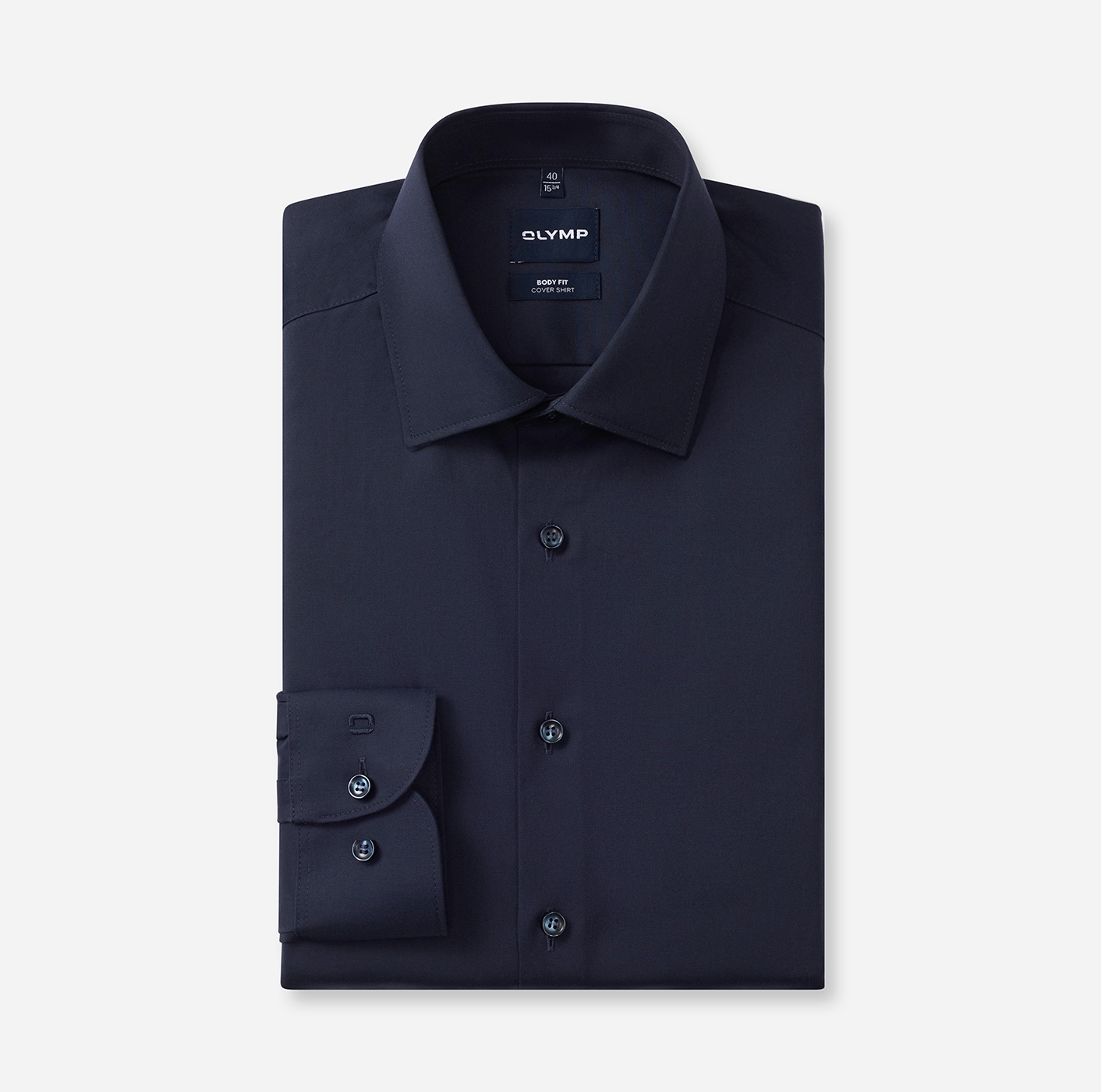 OLYMP Langarmhemd »Level Five Cover Shirt« höchste Blickdichte, bügelfrei, Businesshemd, body fit