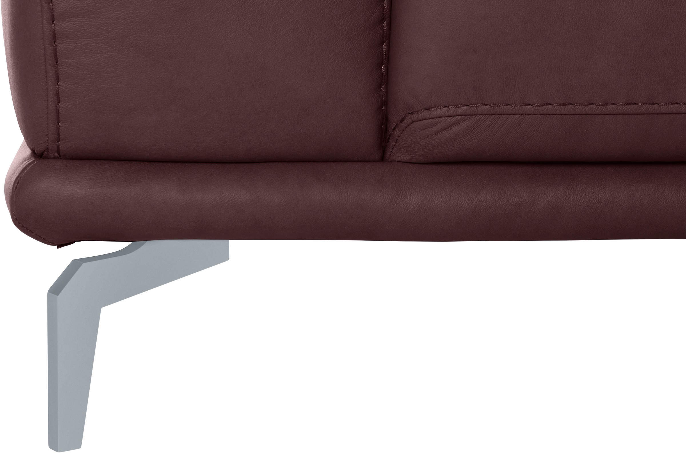 W.SCHILLIG 2,5-Sitzer »montanaa«, mit Metallfüßen in Silber matt, Breite 212 cm
