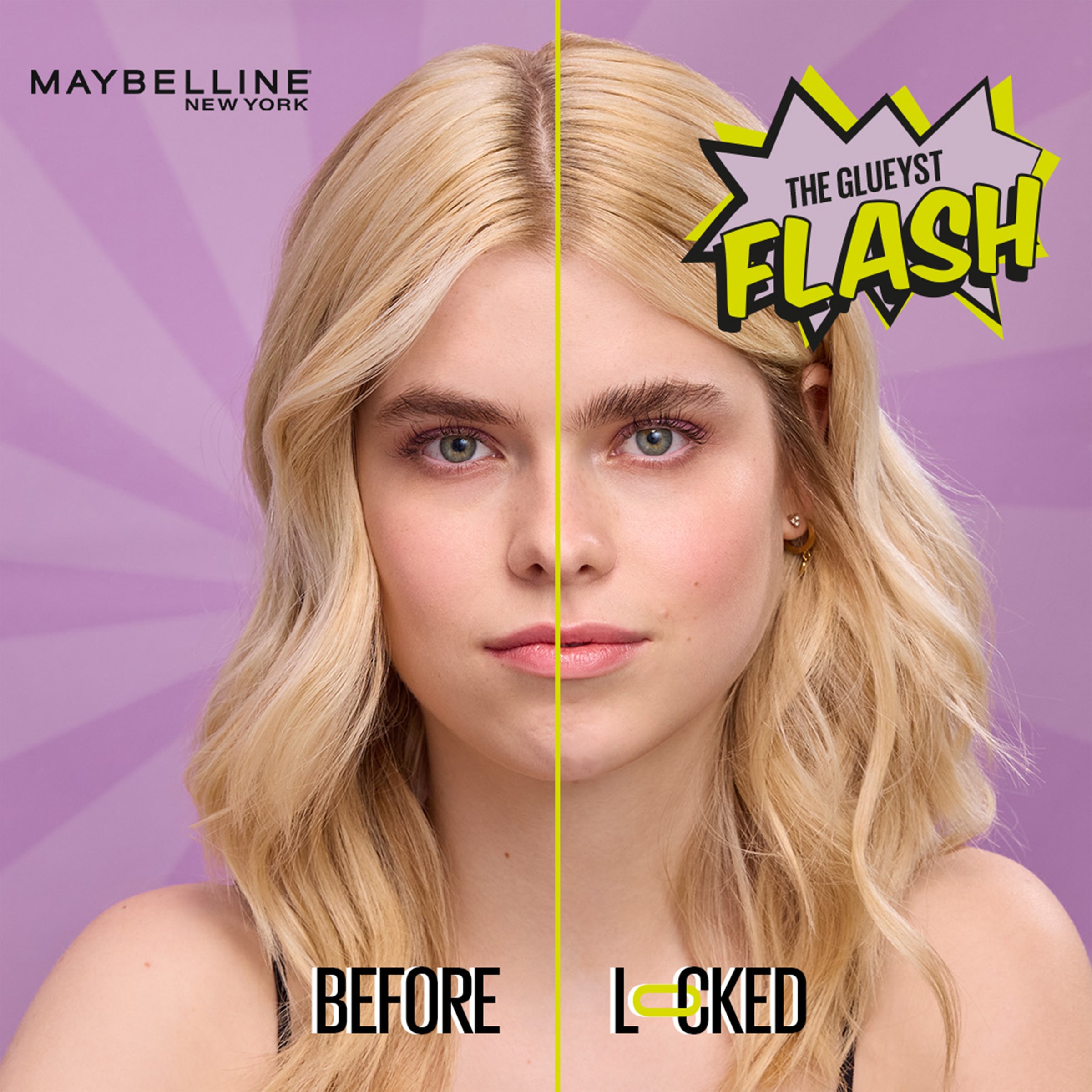 MAYBELLINE NEW YORK Augenbrauenpflege »SUPER LOCK BROW GLUE AUGENBRAUENGEL« fixiert, definiert, formt, setzt Highlights, wischfest