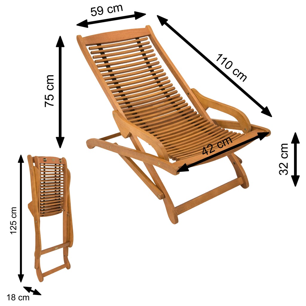 indoba Gartenliege »Sun Flair«