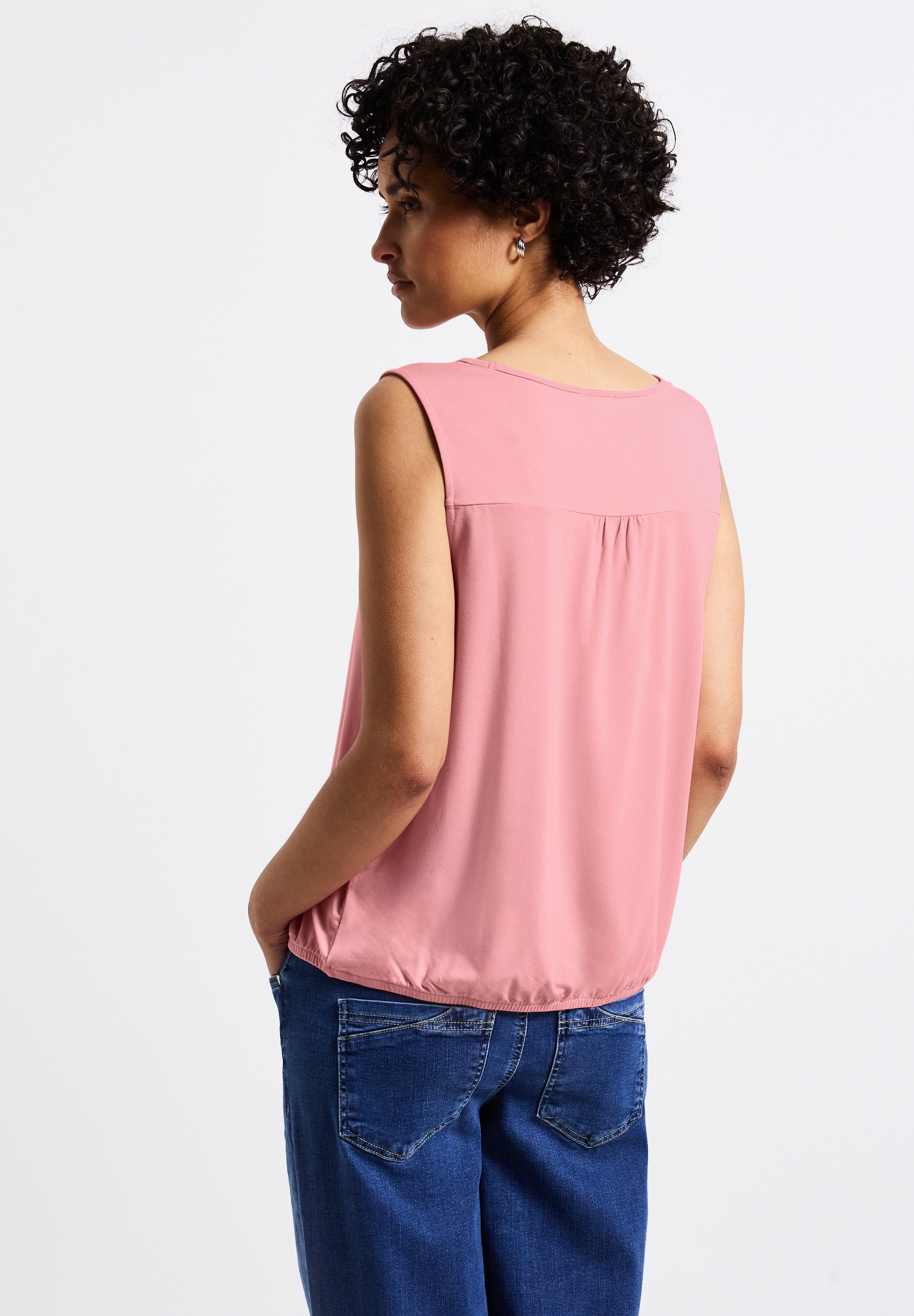 STREET ONE 2-in-1-Top, mit U-Boot-Ausschnitt