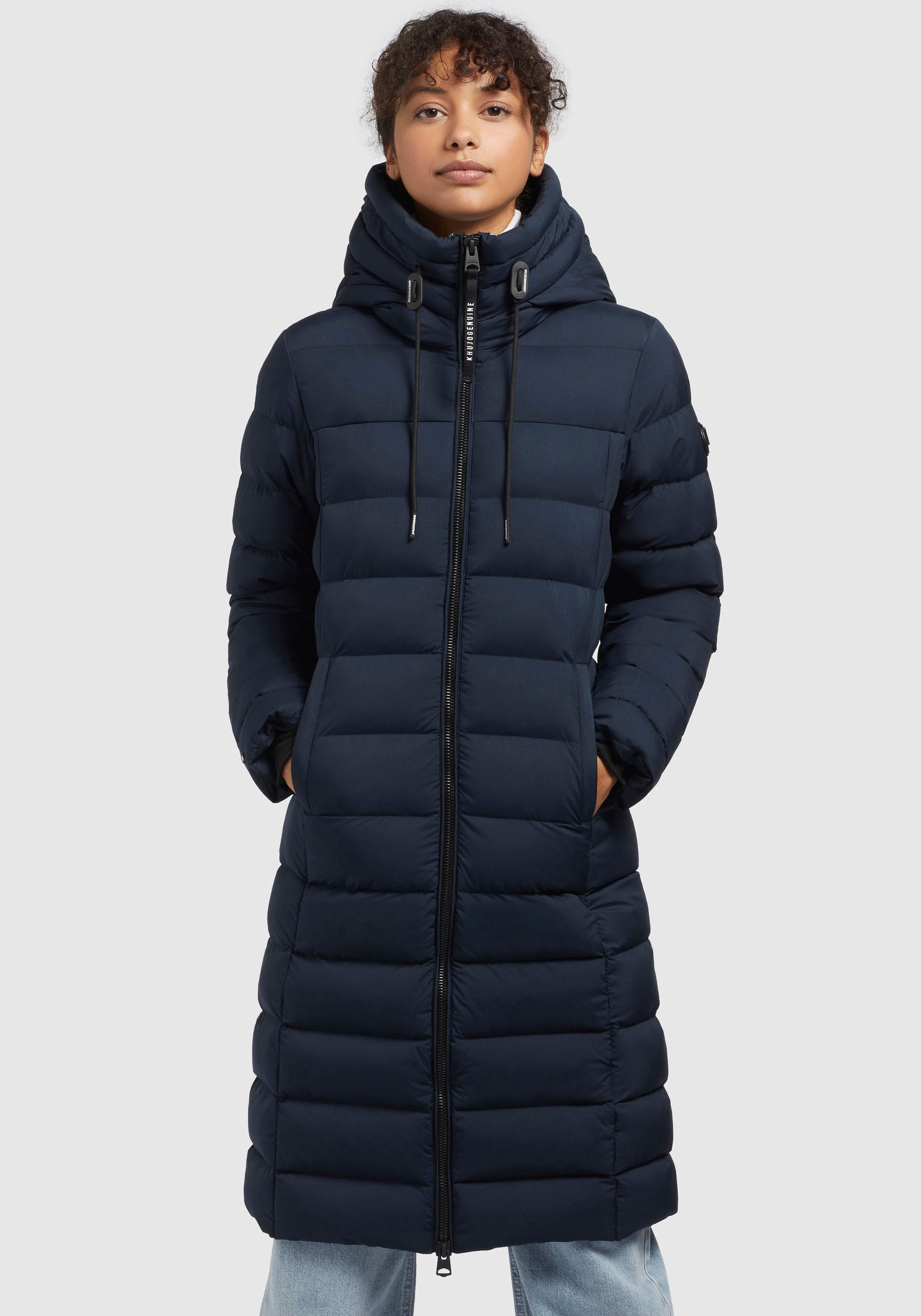 khujo Steppmantel "AETHE" Taschenbeutel aus Fleece