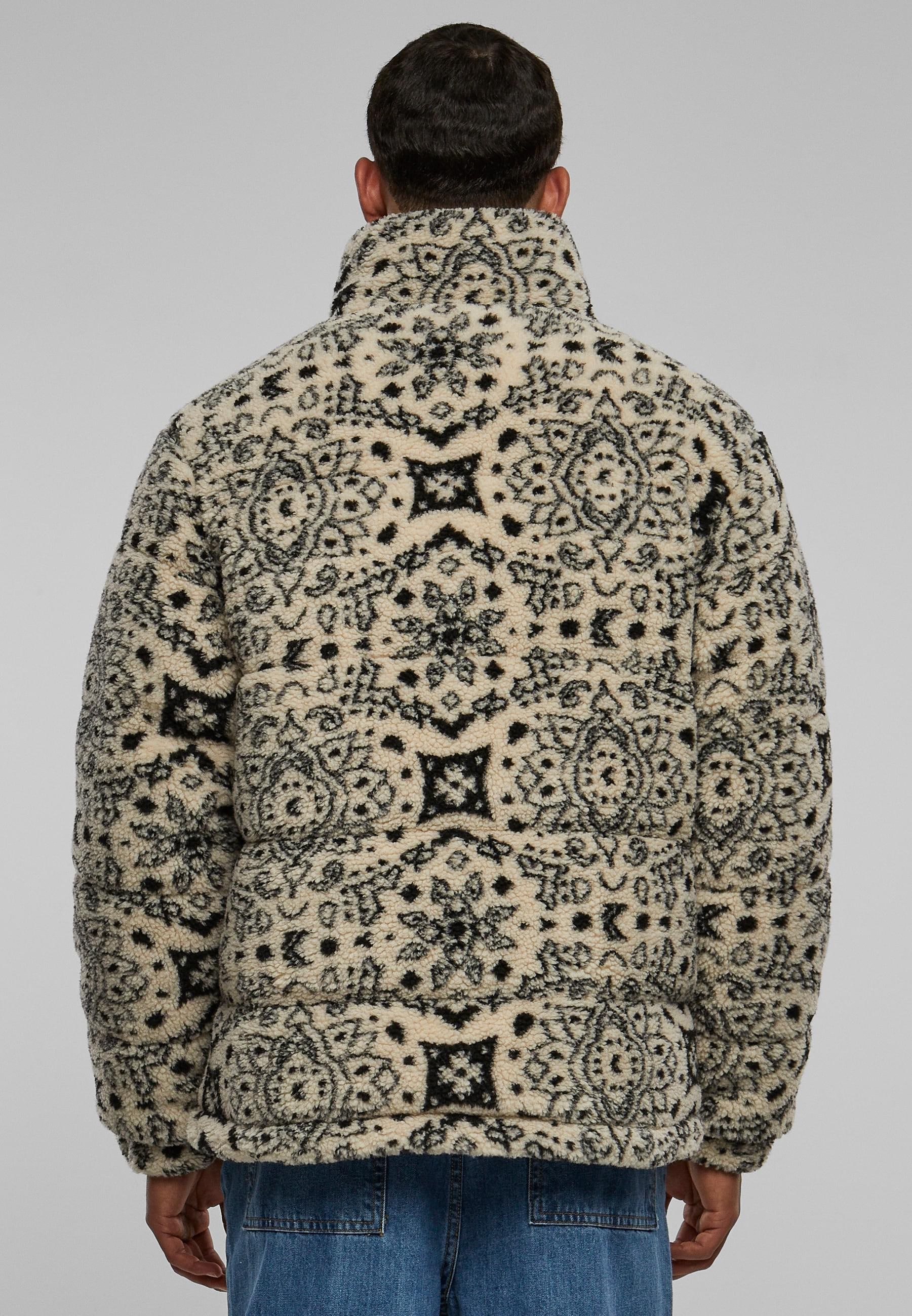 Karl Kani Allwetterjacke »Karl Kani Damen KM233-024-1 KK Og Paisley Teddy Puffer Jacket«, (1 St.), ohne Kapuze