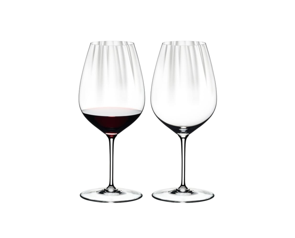 Rotweinglas "Cabernet Merlotgläser Performance 834 ml 2er Set transparent", Ø 10,5cm x 24,5cm, 834ml, 2 tlg., bunt, RIEDEL THE WINE GLASS COMPANY,