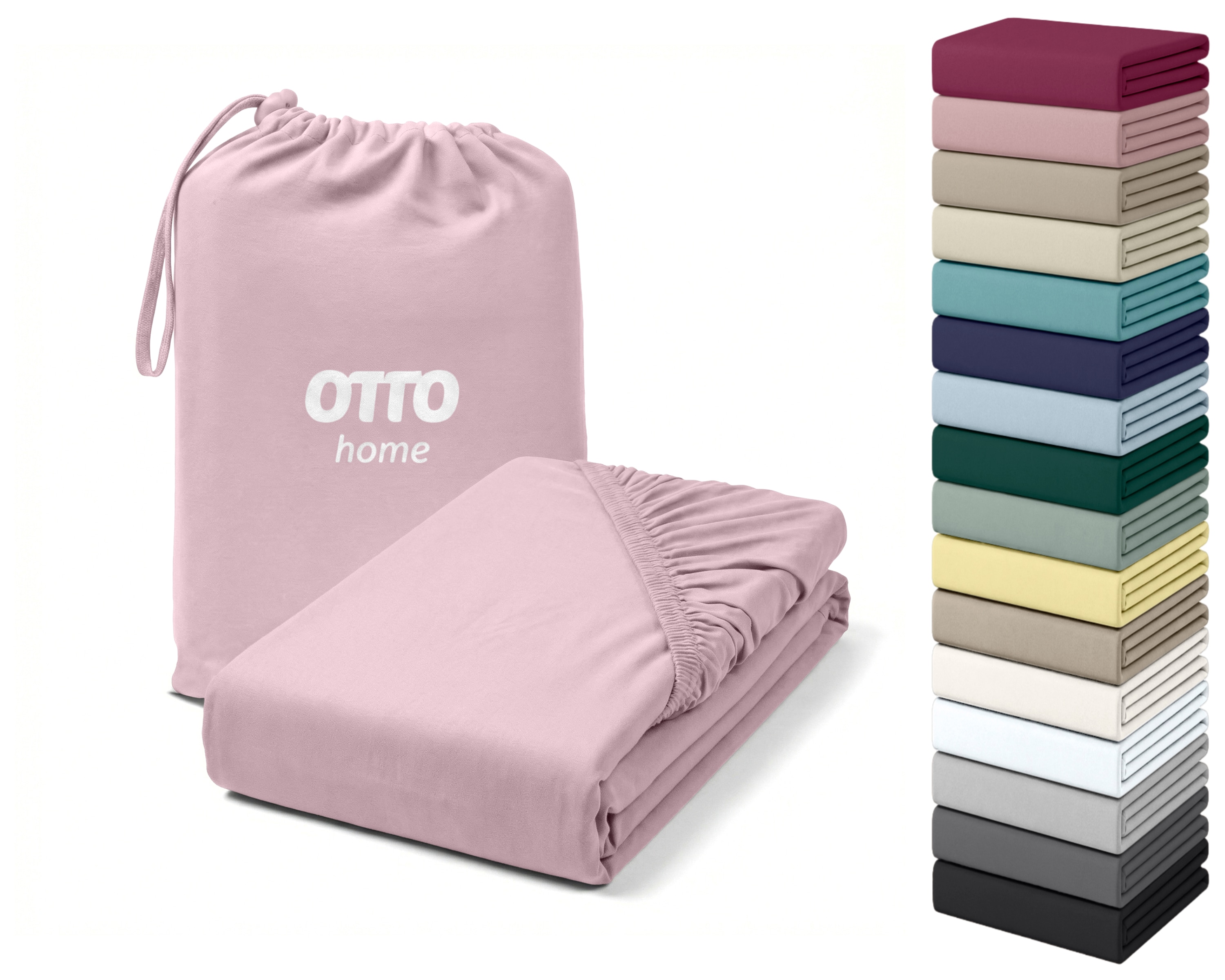 OTTO home Spannbettlaken "Cremona für Matratzen bis 30 cm Höhe" NEU 96% Baumwolle & 4% Elasthan, in Basic, Komfort & Premium Qualität
