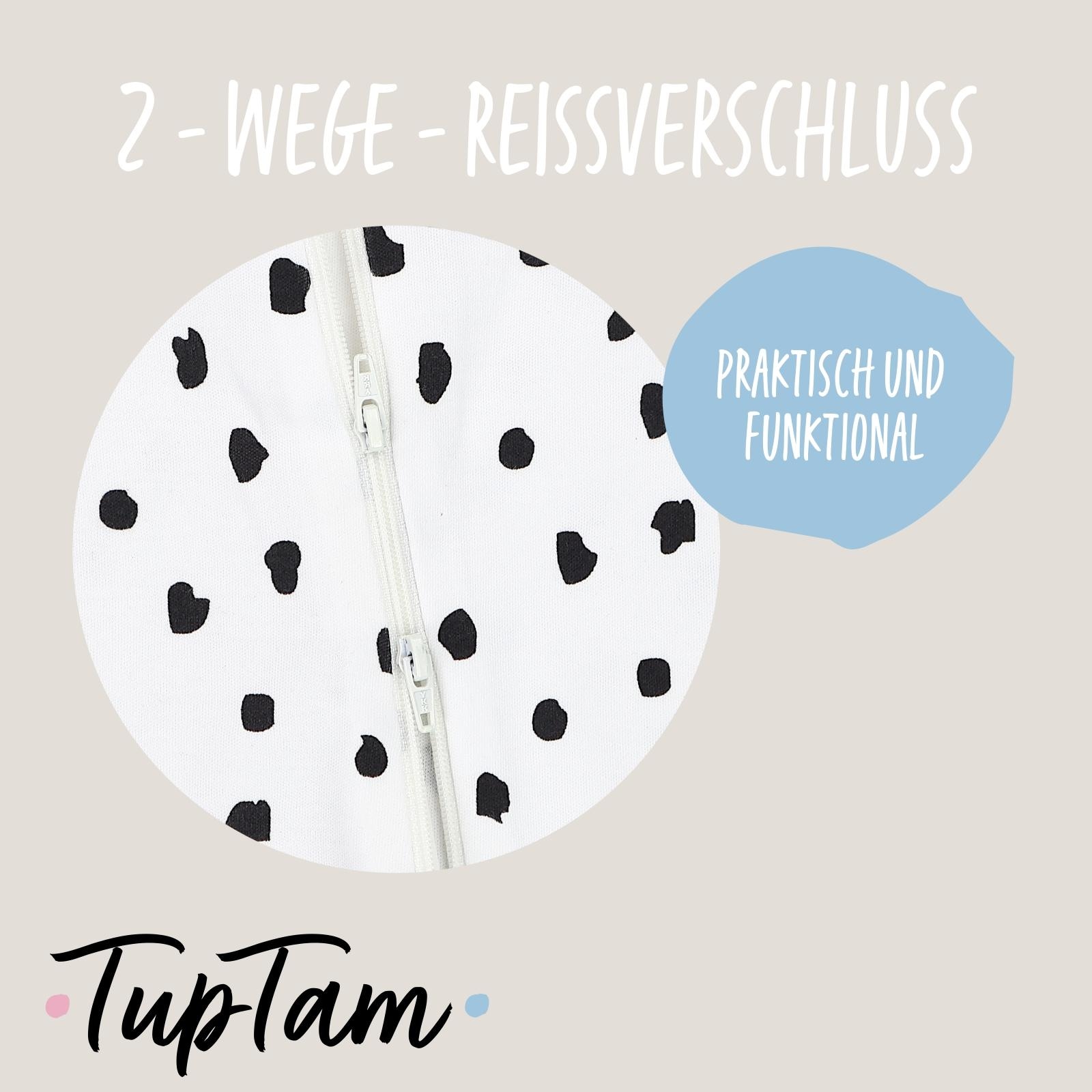 TupTam Schlafanzug »Schlafstrampler Baby Unisex Schlafstrampler mit Fuß 3er Pack«