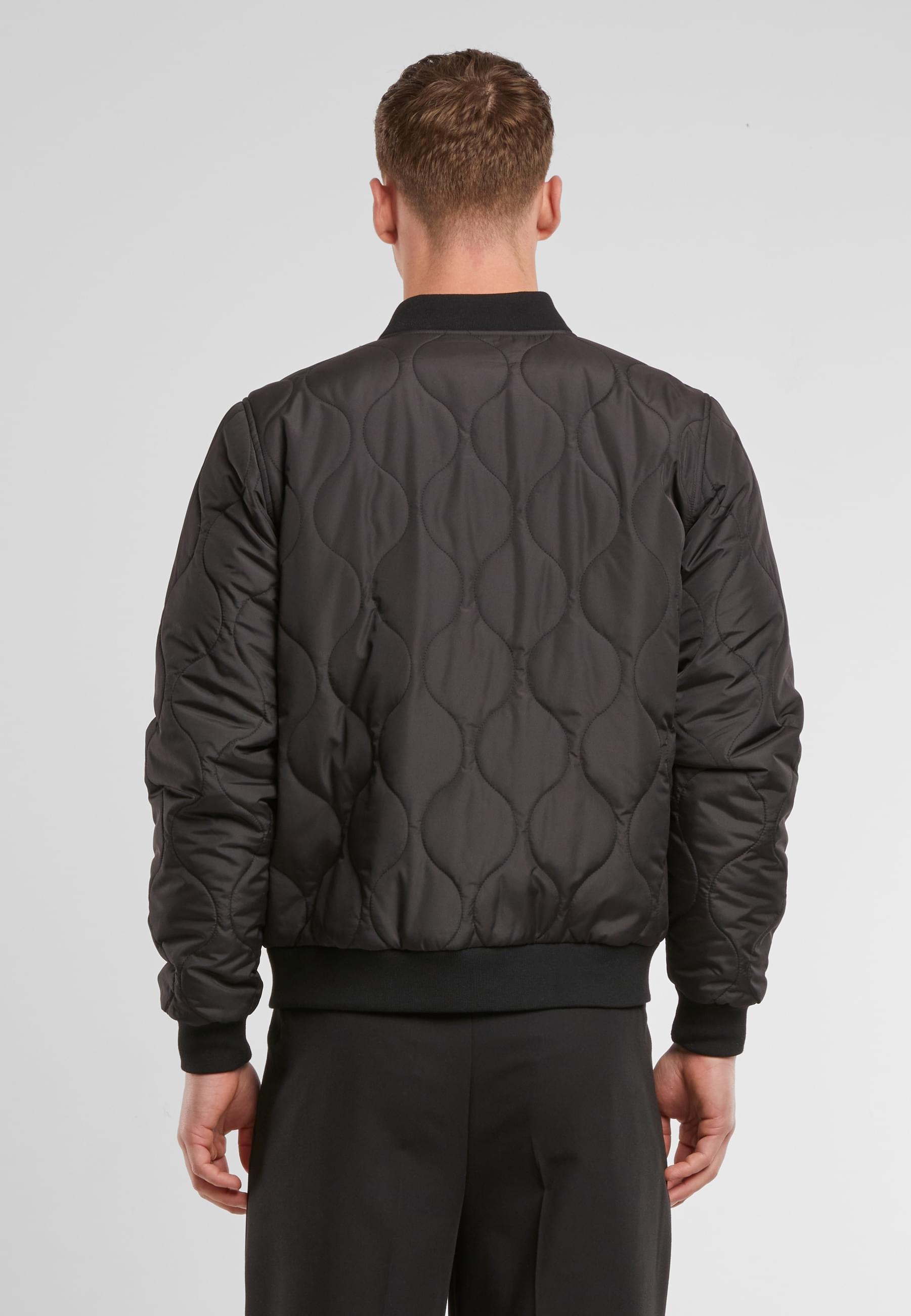 URBAN CLASSICS Bomberjacke »Urban Classics Onion Quilted Bomber«, (1 St.), ohne Kapuze