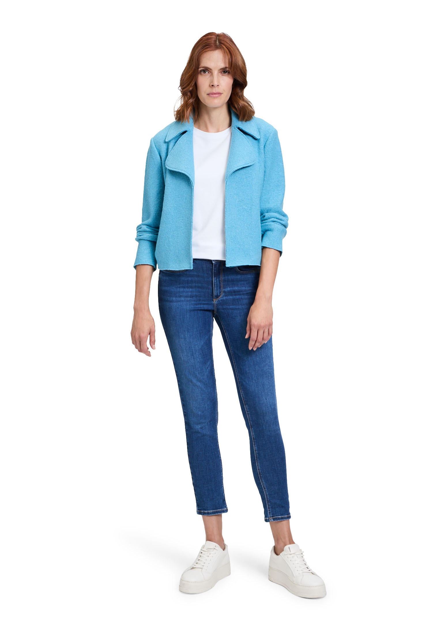 Betty&Co Jackenblazer »Betty & Co Damen Casual-Jacke mit Kragen«, Material