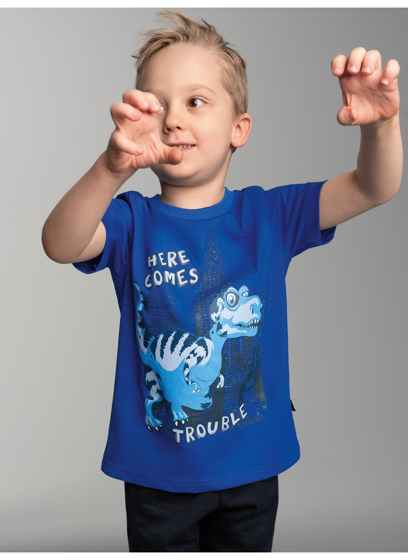 Trigema 1100000002199 "TRIGEMA T-Shirt mit großem Dino-Printmotiv" 1 Stk.