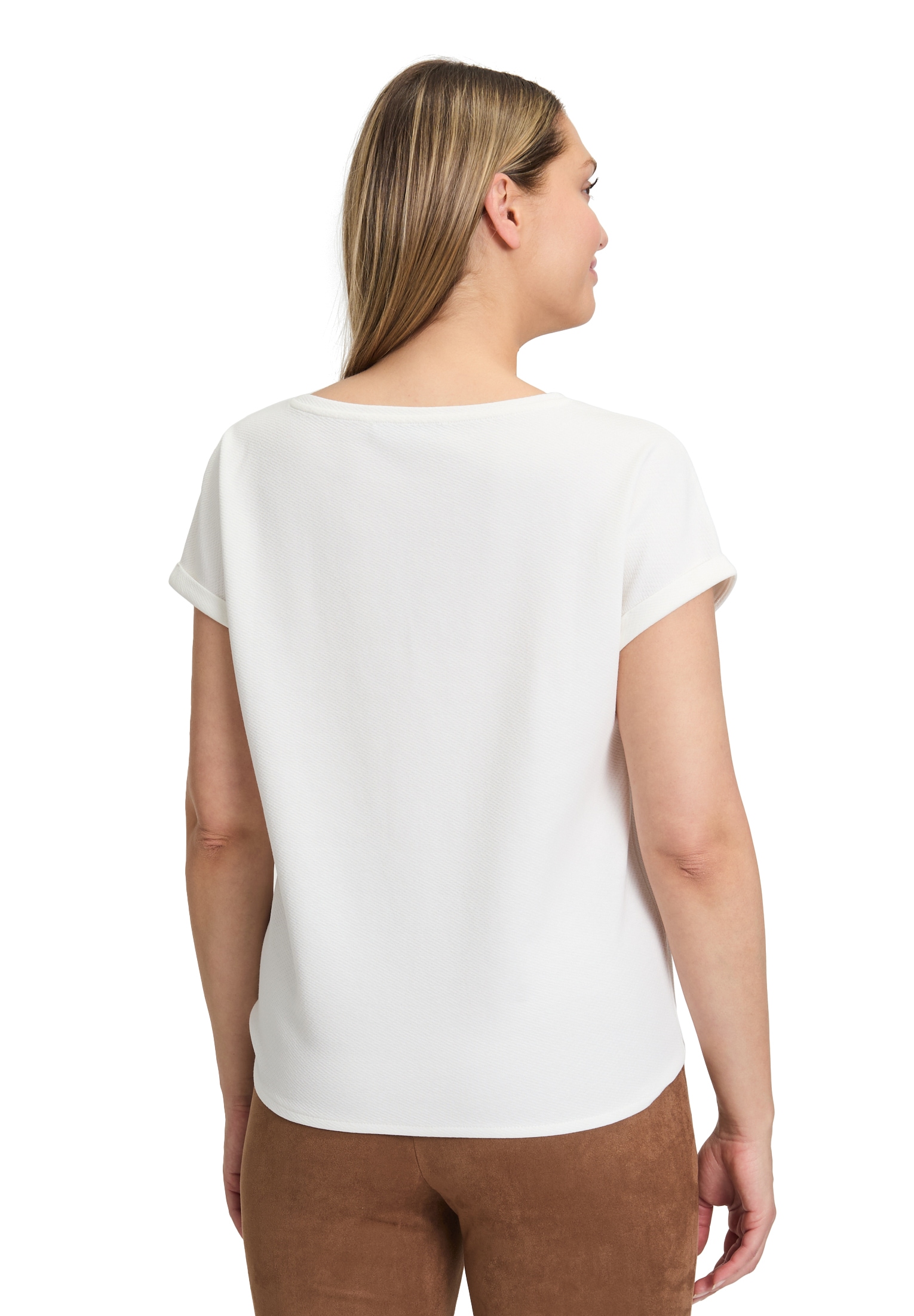 Betty Barclay Kurzarmshirt »Betty Barclay Halbarm-Shirt mit Schleifenknoten«, (1 tlg.)