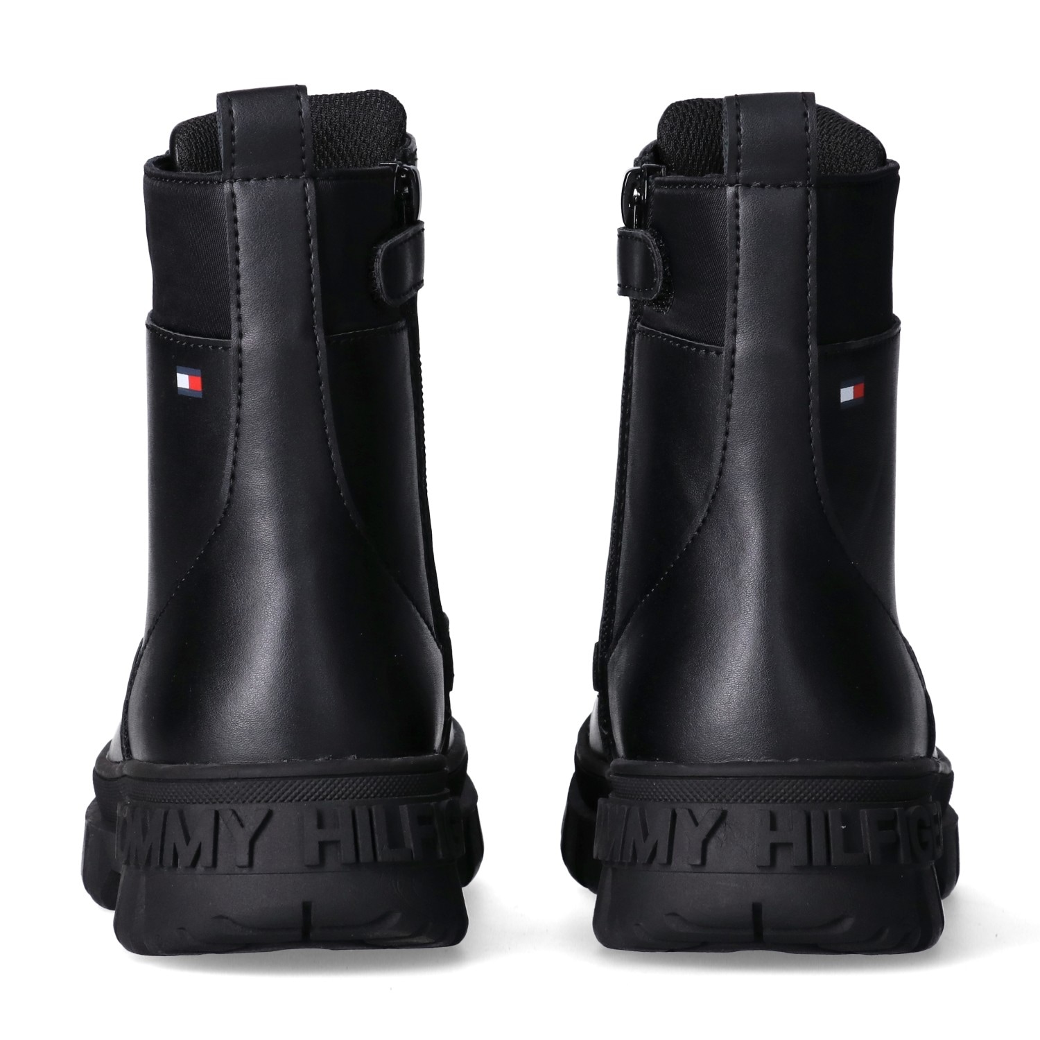 Tommy Hilfiger Schnürboots, Biker Boots, Winterboots mit Blockabsatz