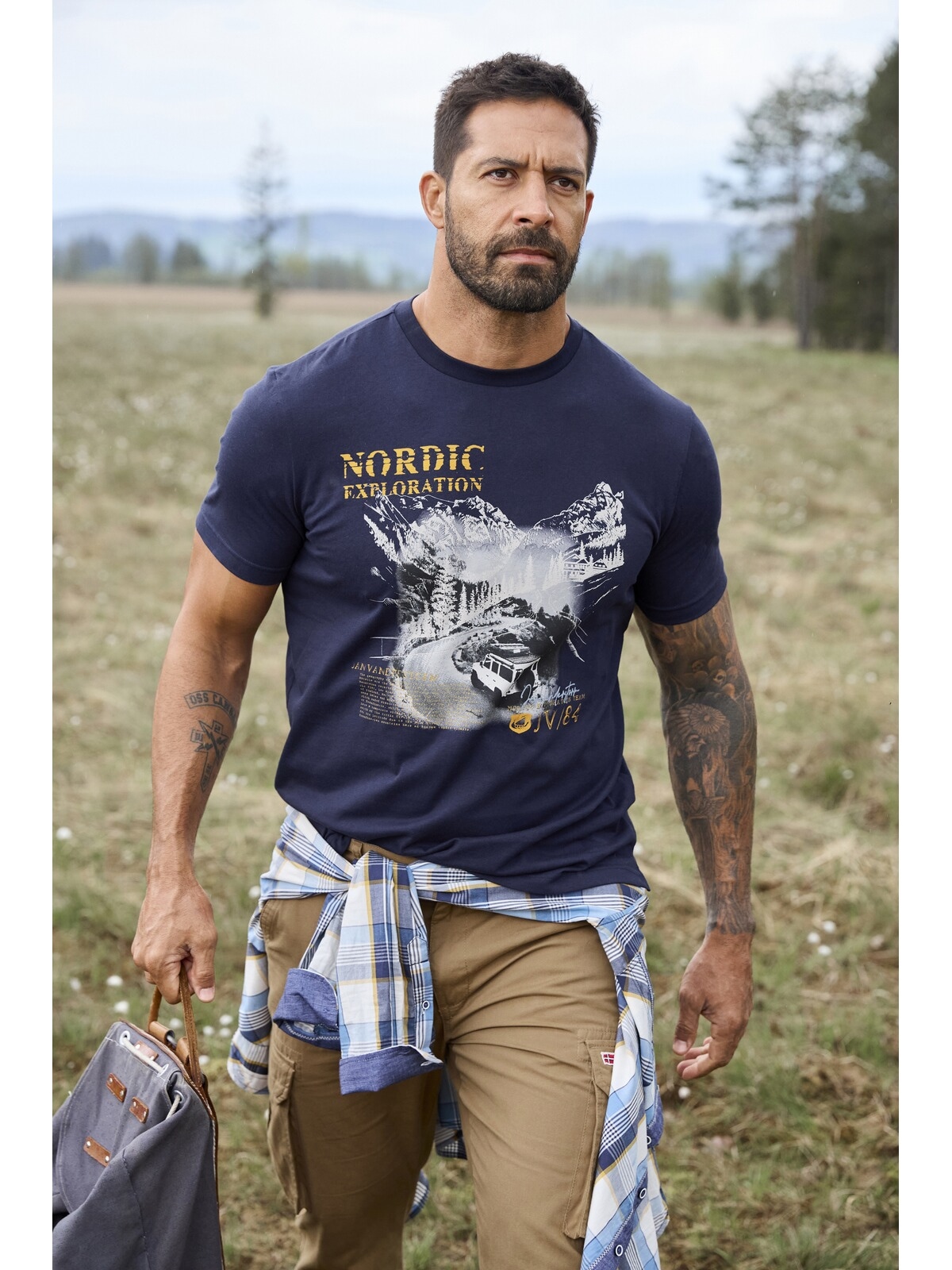 Jan Vanderstorm T-Shirt »T-Shirt HAKSE«, (1 tlg.)
