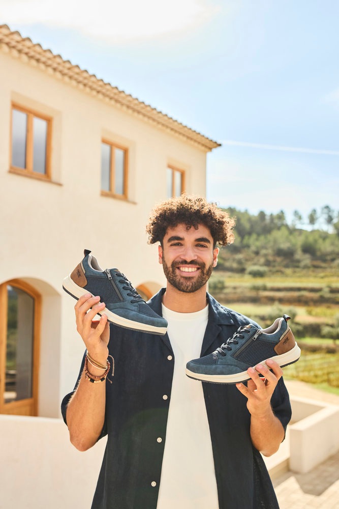 Thumbnail - Rieker Sneaker, Halbschuh, Freizeitschuh, Schnürschuh mit seitlichem Reißverschluss