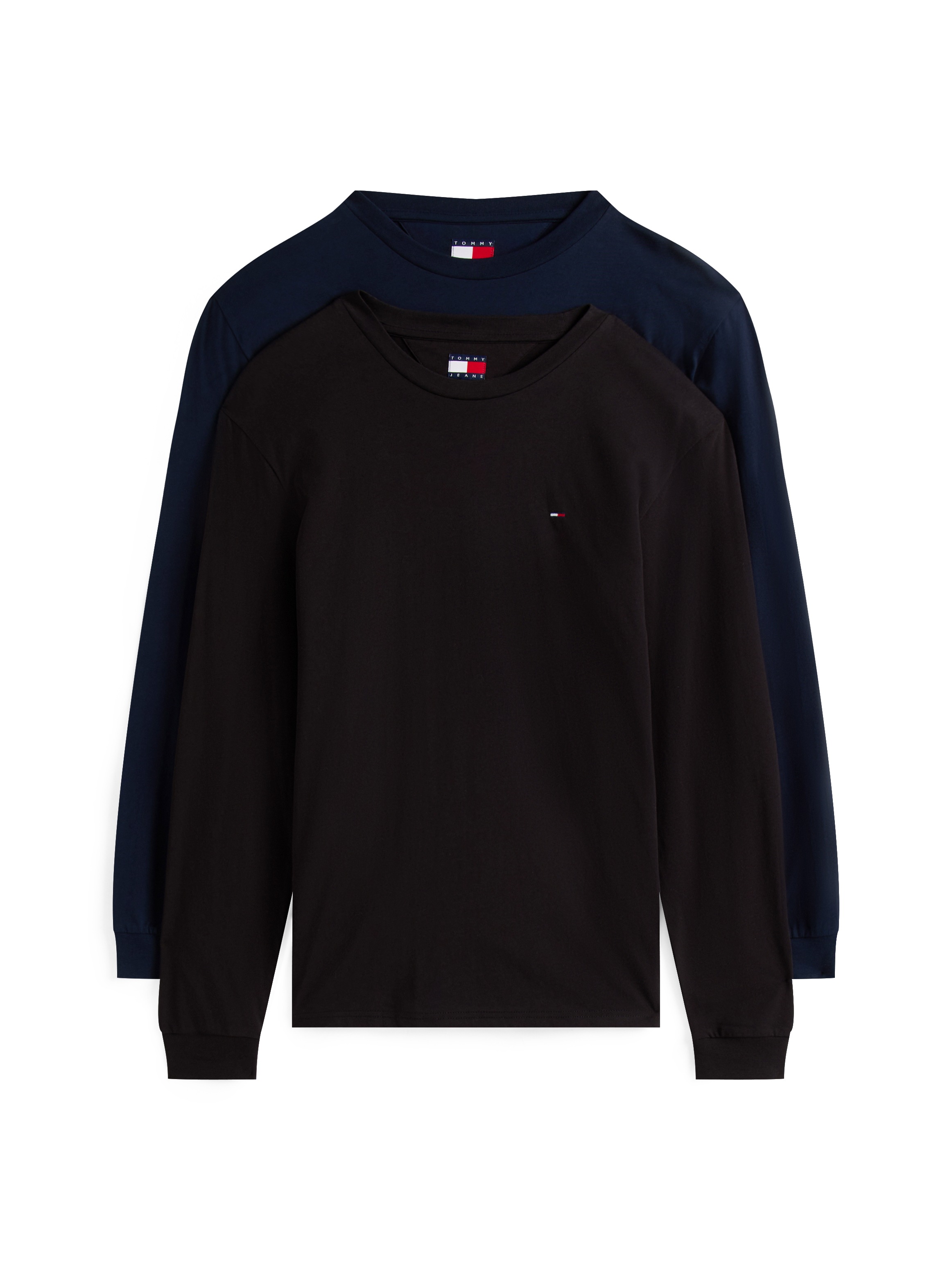 Tommy Jeans Longsleeve "TJM SLIM 2PACK L/S EXT" 2 Stk. tlg. günstig online kaufen