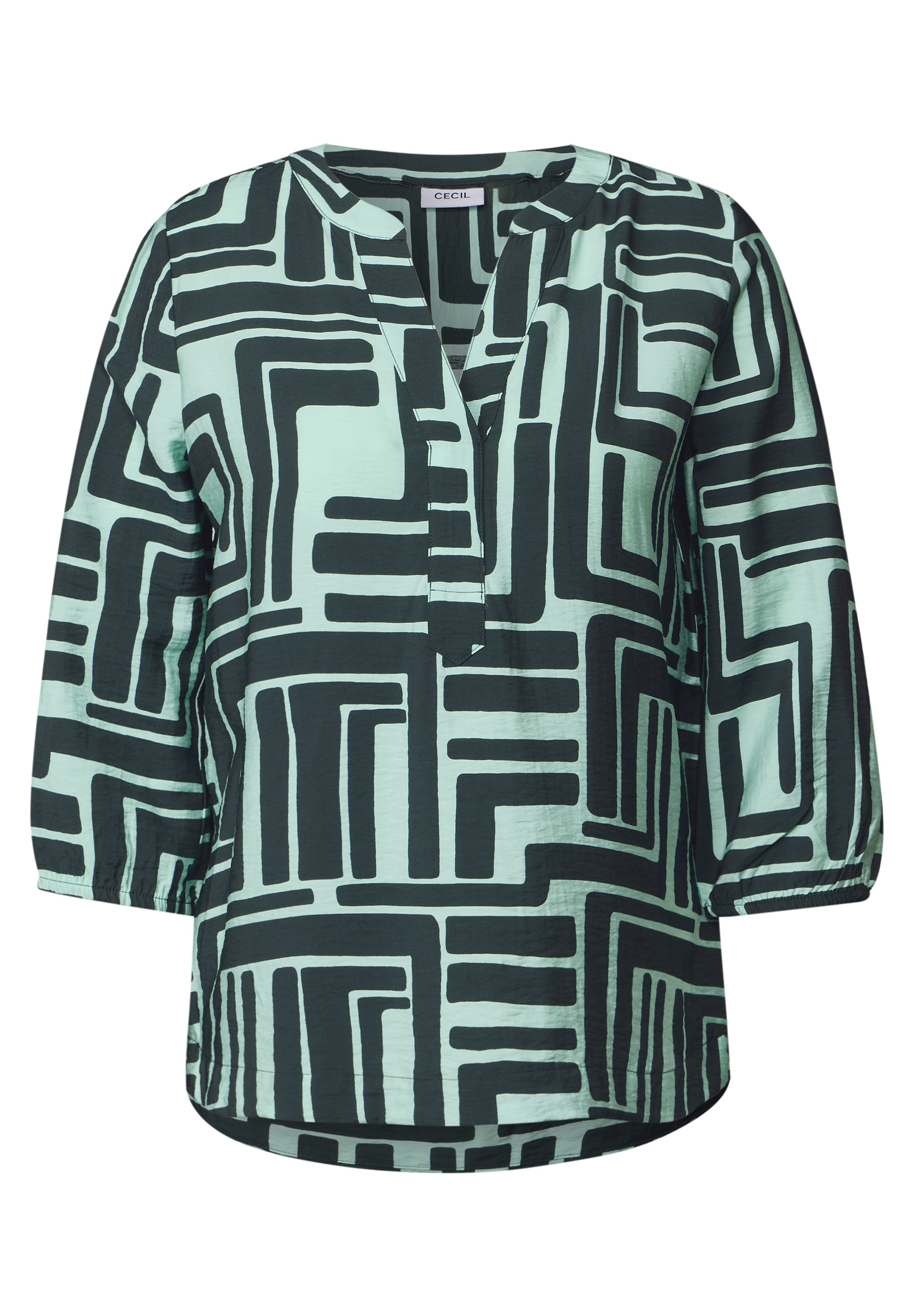 Cecil Klassische Bluse, mit 3/4 Ärmeln