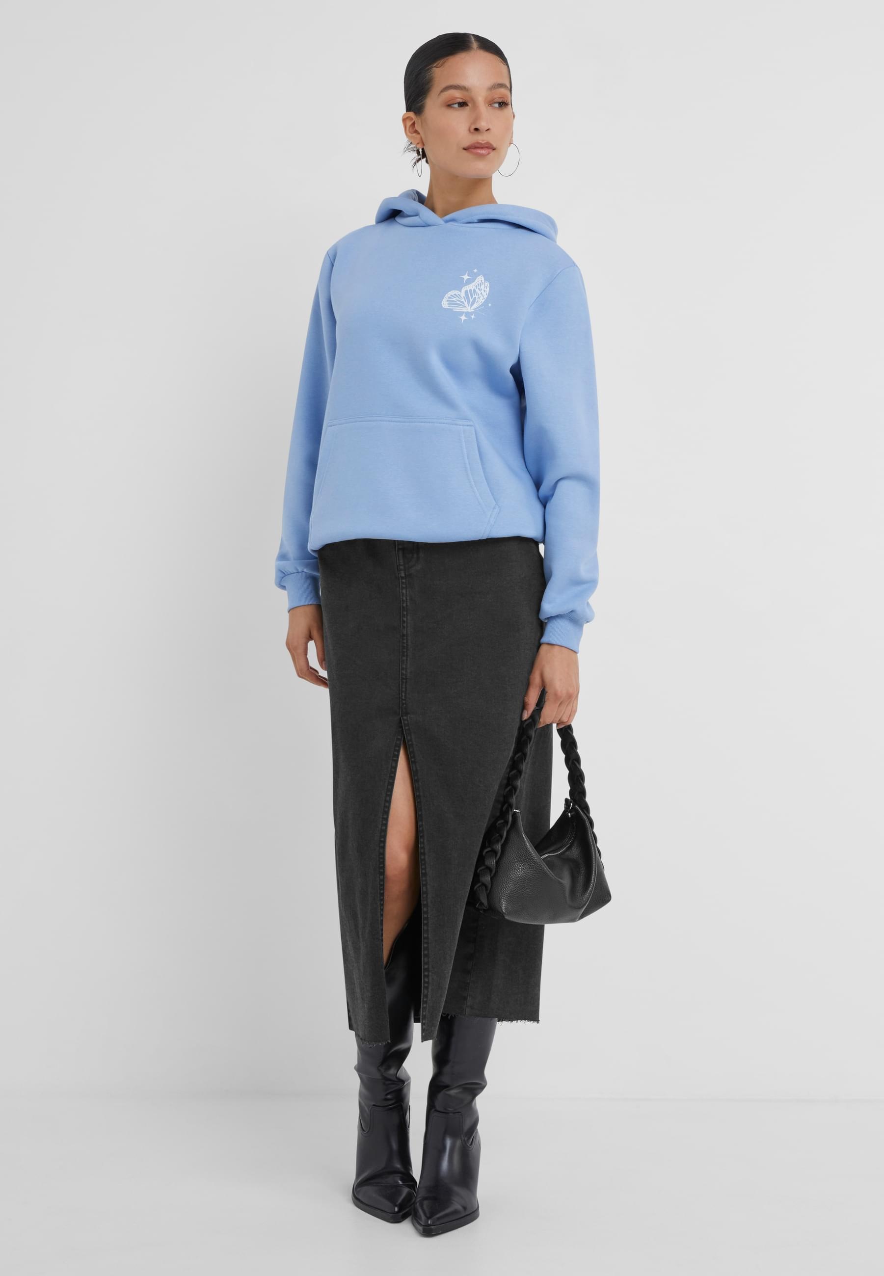 Miss Tee Kapuzenpullover »Miss Tee Wildest Dreams Ladies Fluffy Hoody«, (1 tlg.)