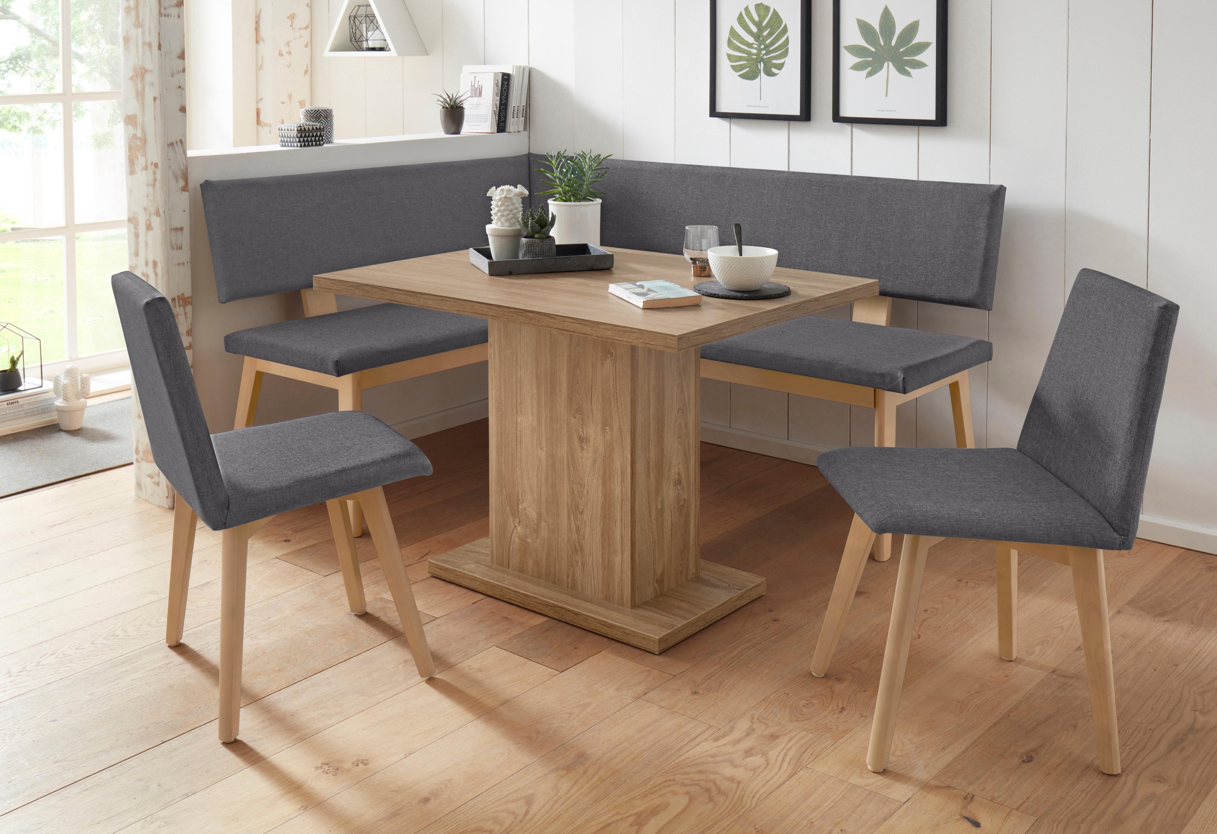 Home affaire Eckbankgruppe »Zelle«, (Set, 4 tlg.)