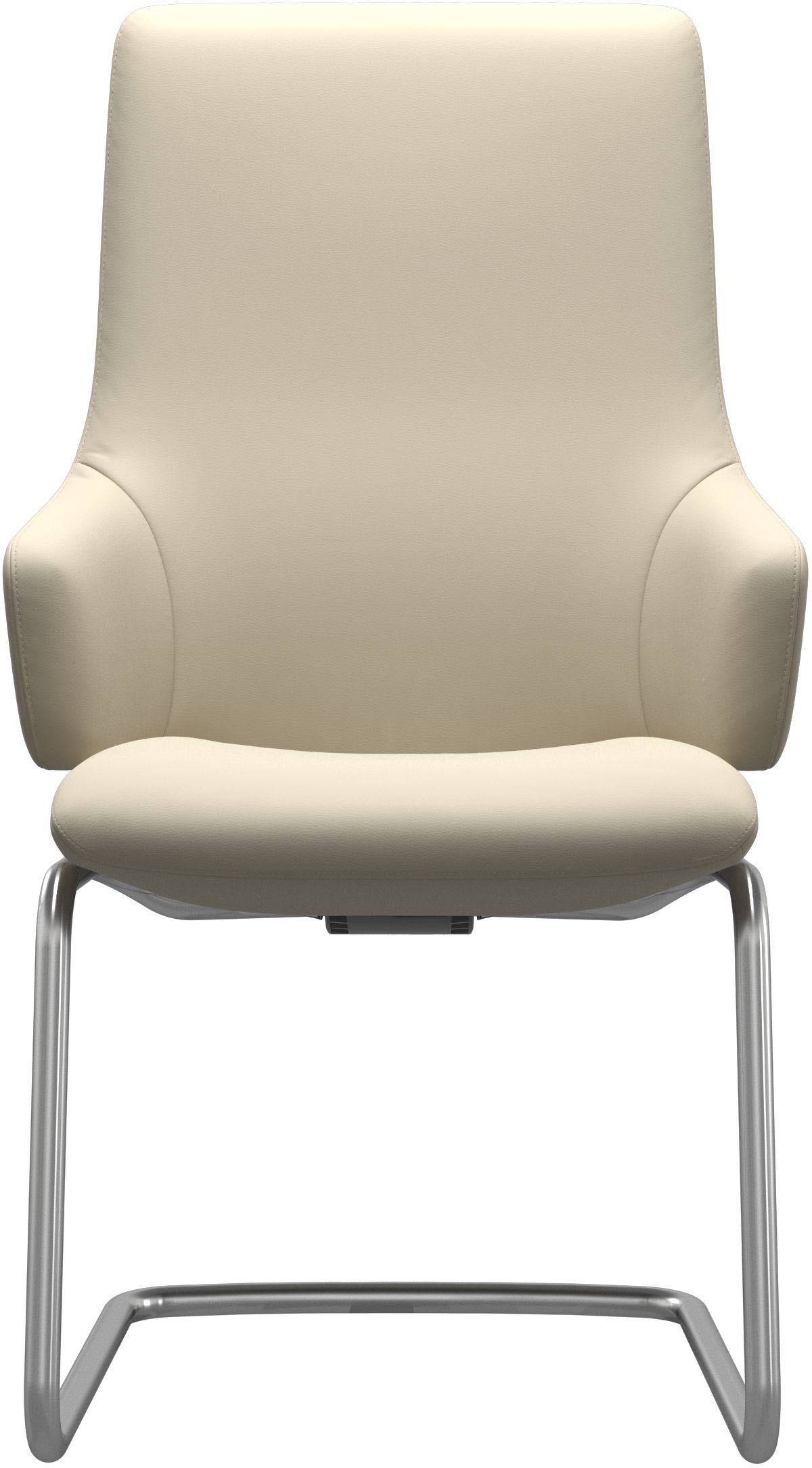 Stressless® Polsterstuhl »Laurel«, Leder BATICK, High Back mit Armlehne, Größe L, mit Beinen aus Stahl in Schwarz matt