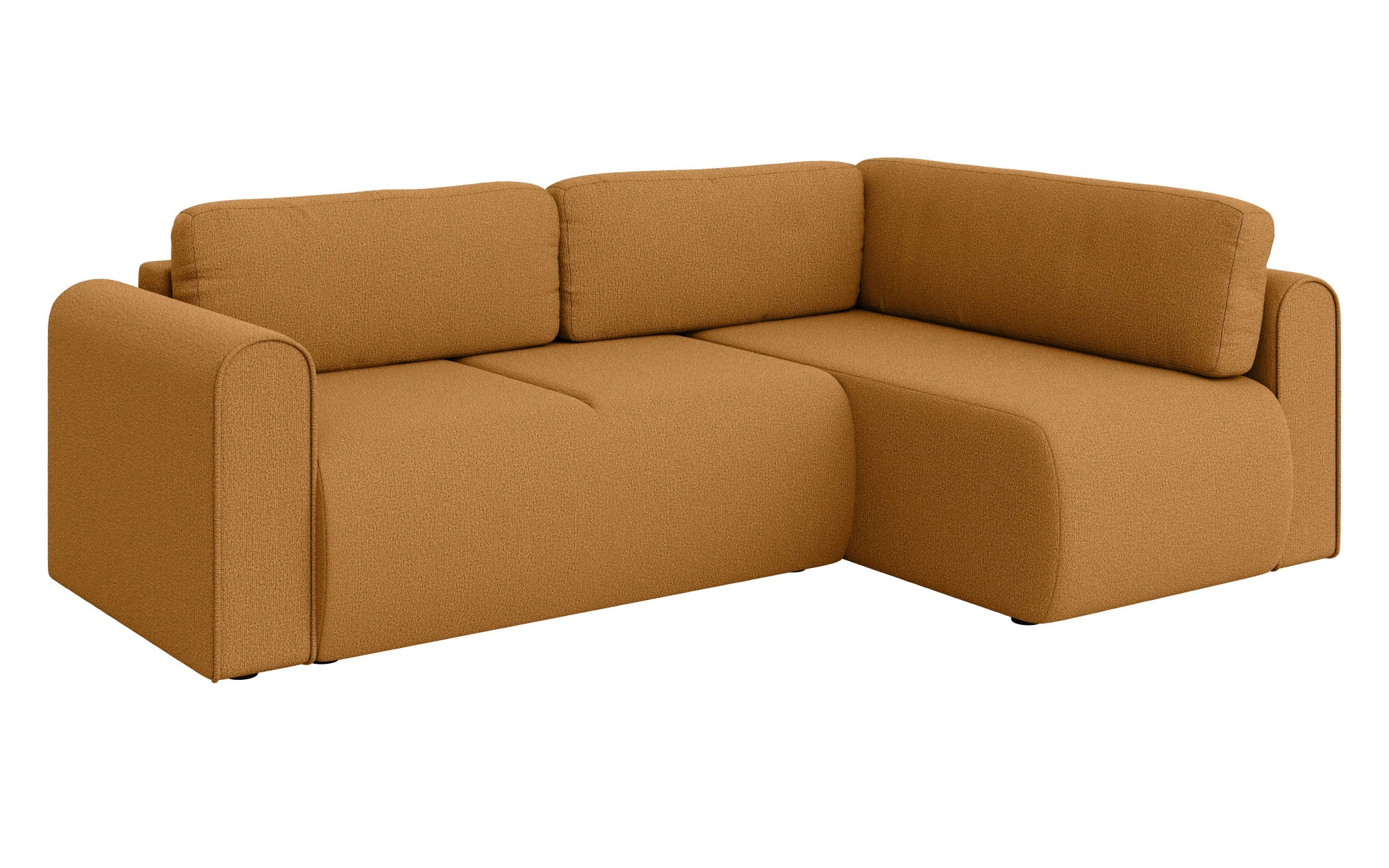 INOSIGN Ecksofa »Zacharia wahlweise Schlafsofa mit Bettkasten, B/T/H 250/166/86 cm«, L-Form mit Wellenunterfederung, Ottomane rechts oder links bestellbar