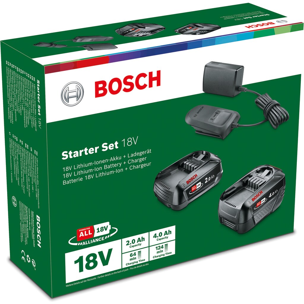 Bosch Home & Garden Akku Starter-Set, 18,0 V