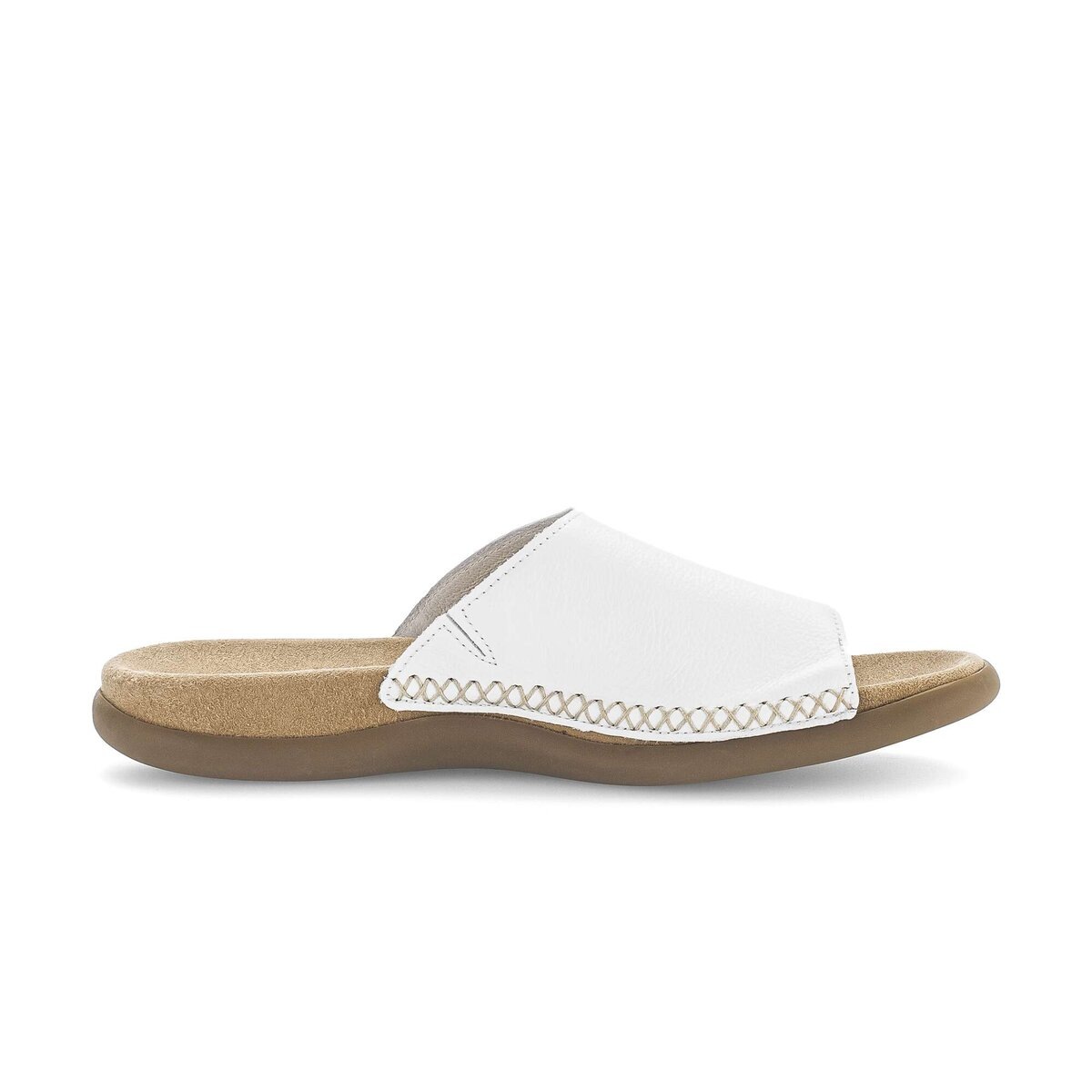 Pantolette GABOR "Pantolette", Damen, Gr. 42, weiß, Schuhe Pantolette 8