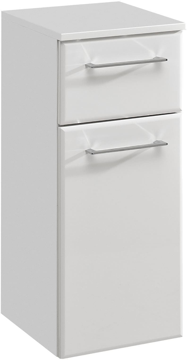 Saphir Badmöbel-Set »Quickset 376 5-teilig, Waschbeckenunterschrank und LED-Spiegelschrank«, (Set, 5 St.), in Weiß Hochglanz, inkl. Türdämpfer, ohne Waschbecken, 9 Türen