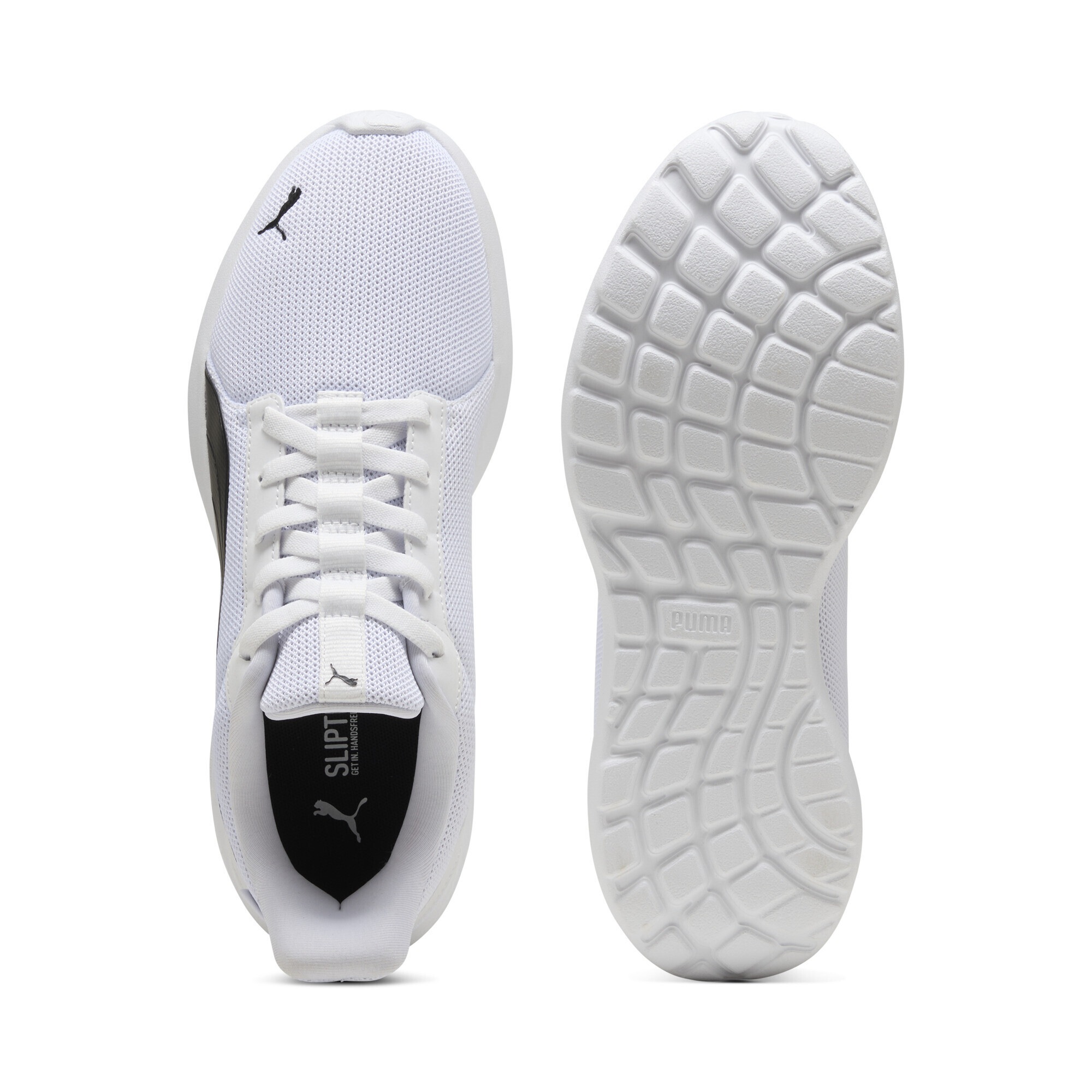 PUMA Softride Cosmic SLIPTECH Slip-on Sneakers White Black 38.5 3