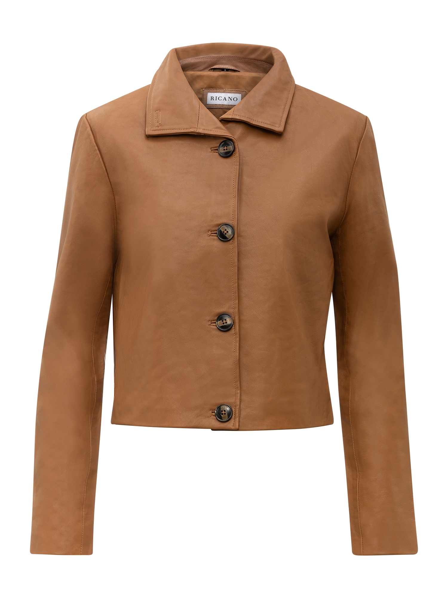 RICANO Lederjacke »Lederjacke Juliette« ohne Kapuze Handgefertigt aus echtem Leder