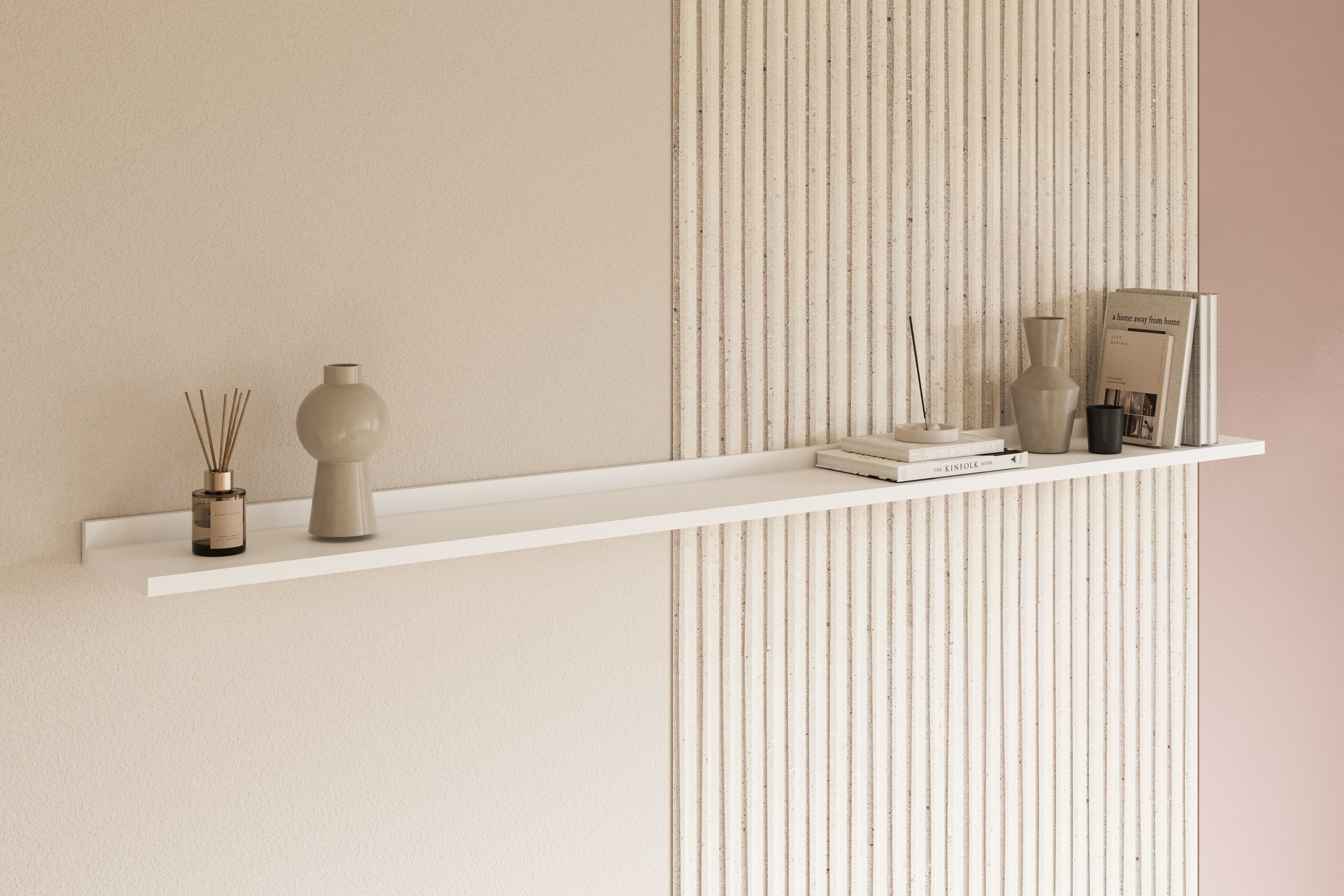 Home affaire Wandboard »Tuluza, Breite 200cm, praktisches Regal für die Wand« 1-tlg Wandregal viel Stauraum, ideal für Deko & Bücher
