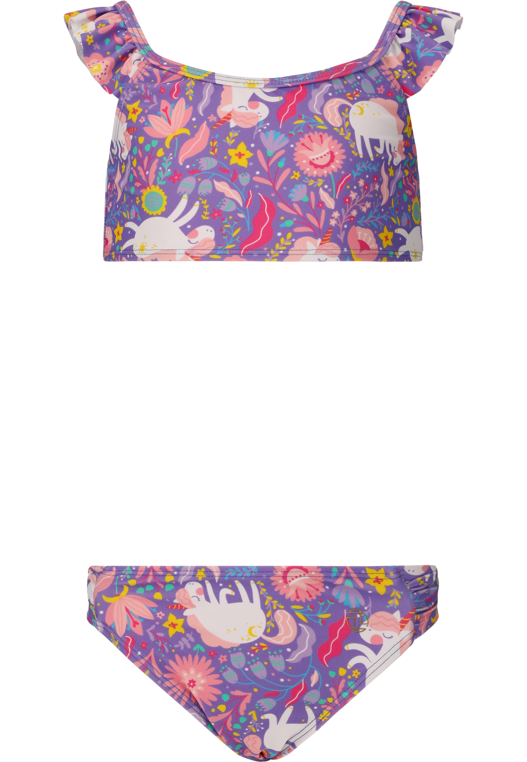 ZIGZAG Balconette-Bikini "Carly" Panty, 2 Stk. mit stylischem Rüschendetail