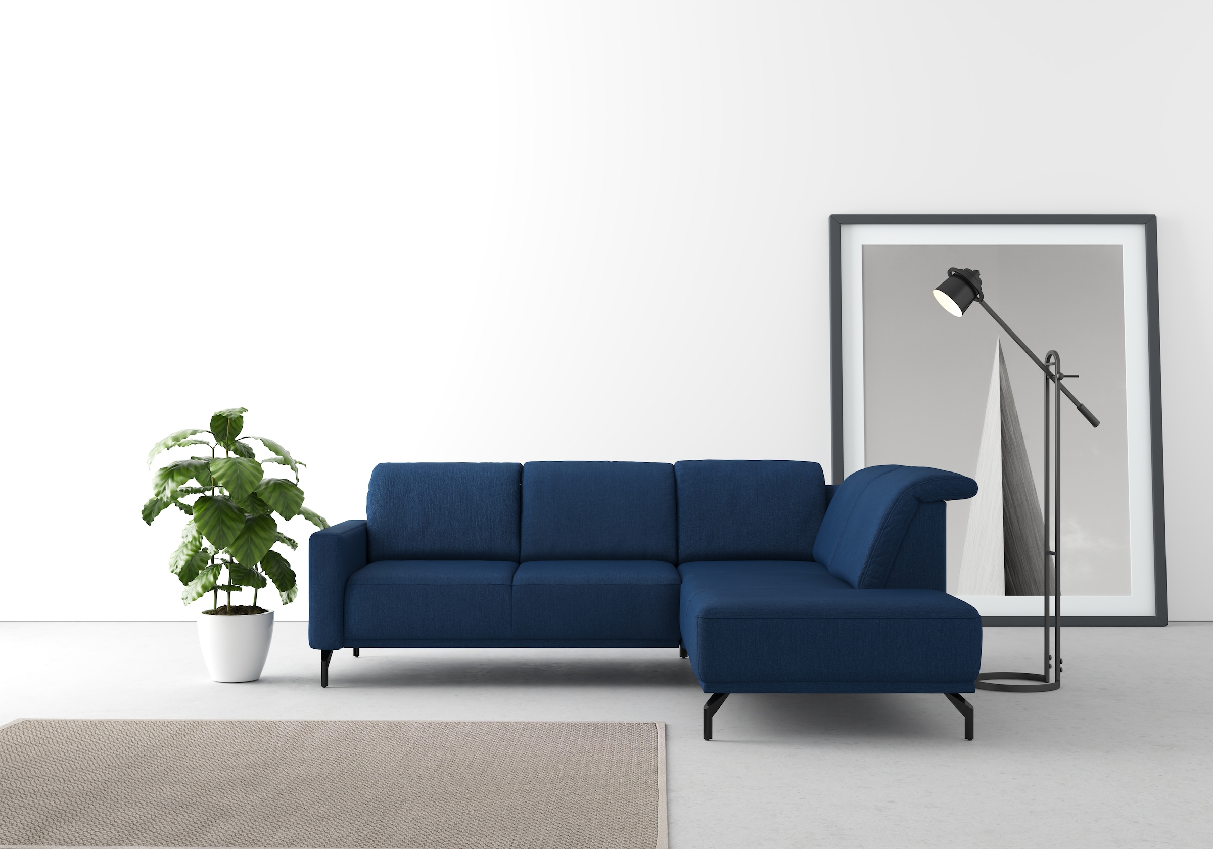 sit&more Ecksofa "Bailando L-Form" wahlweise mit Kopfteilverstellung und Vo günstig online kaufen