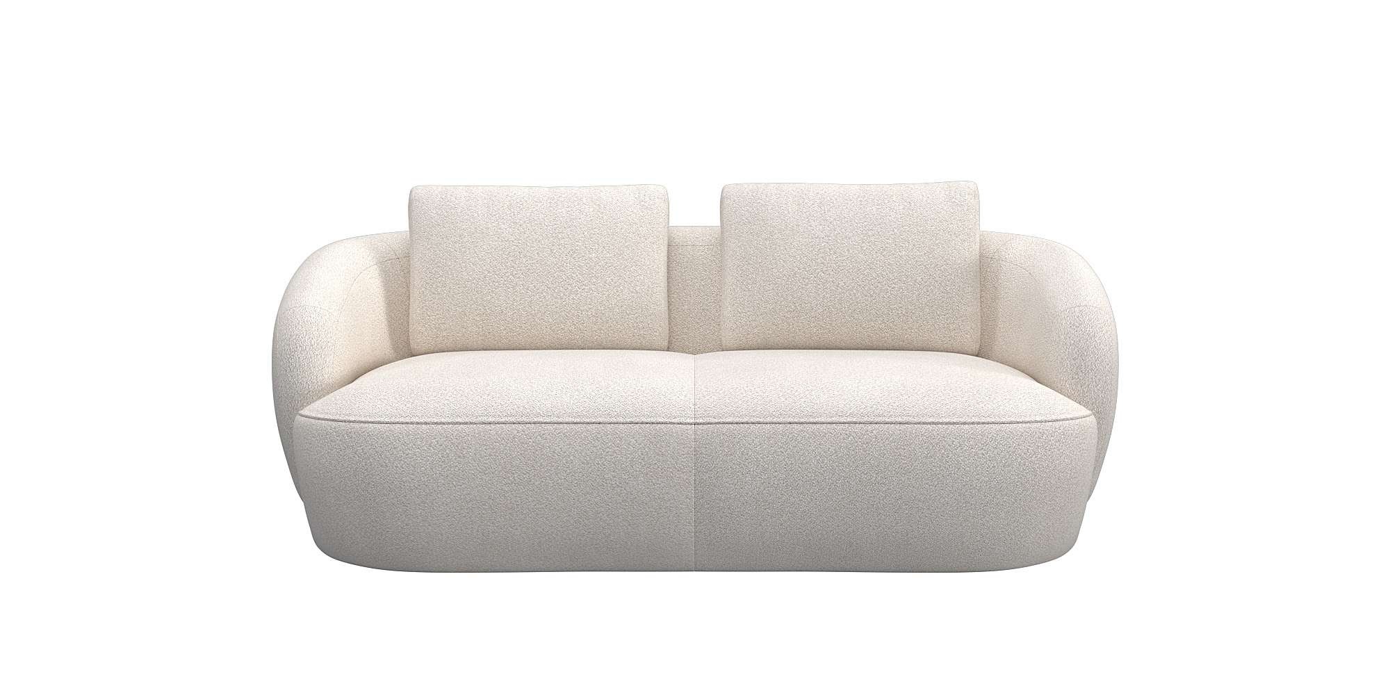 FLEXLUX "Torino, rund, Couch, Loveseat," Modernes, organisches Sofa-Design, günstig online kaufen