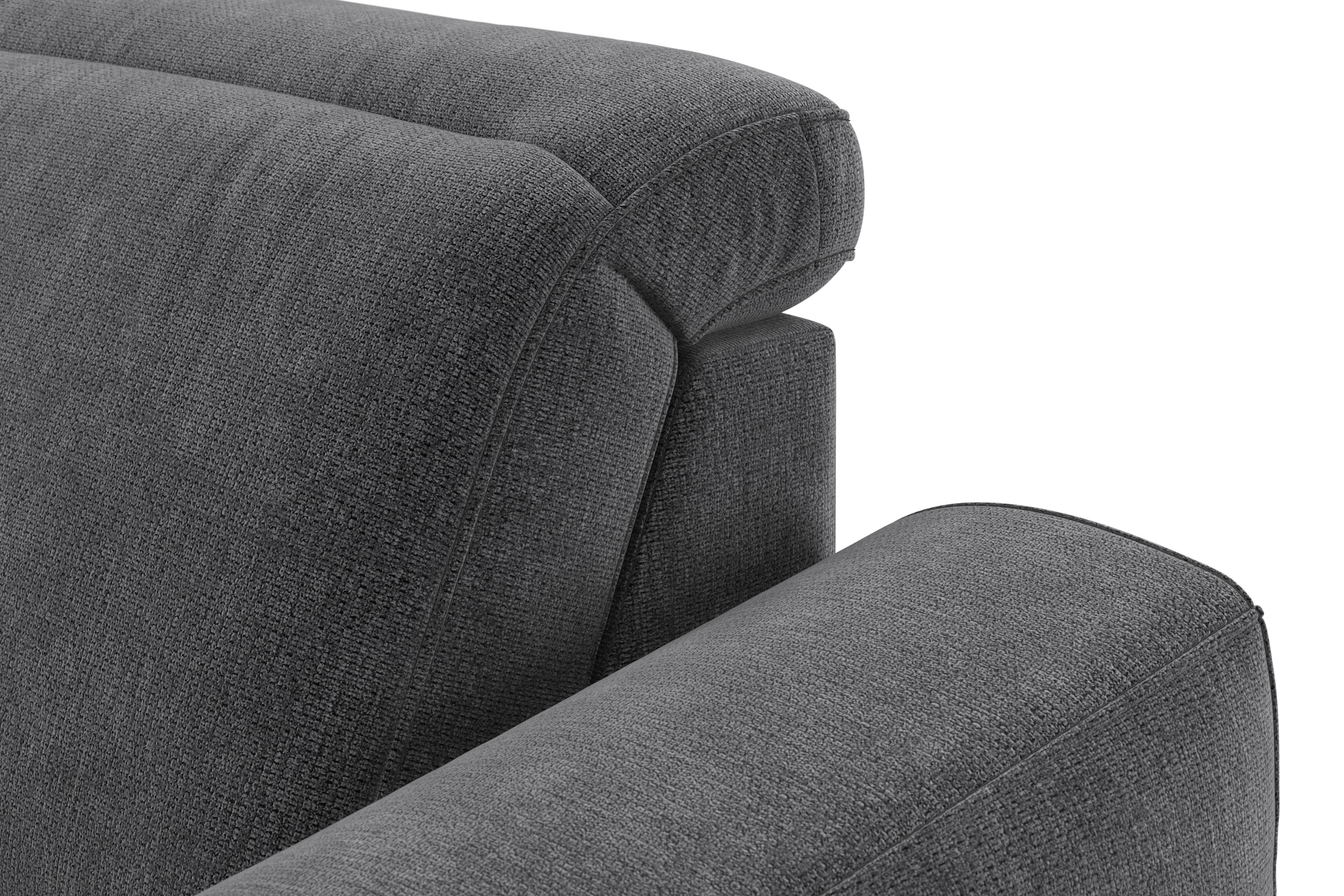 Home affaire Ecksofa »Dundee L-Form«, wahlweise mit Kopfteilverstellung und zusätzlich mit Bettfunktion