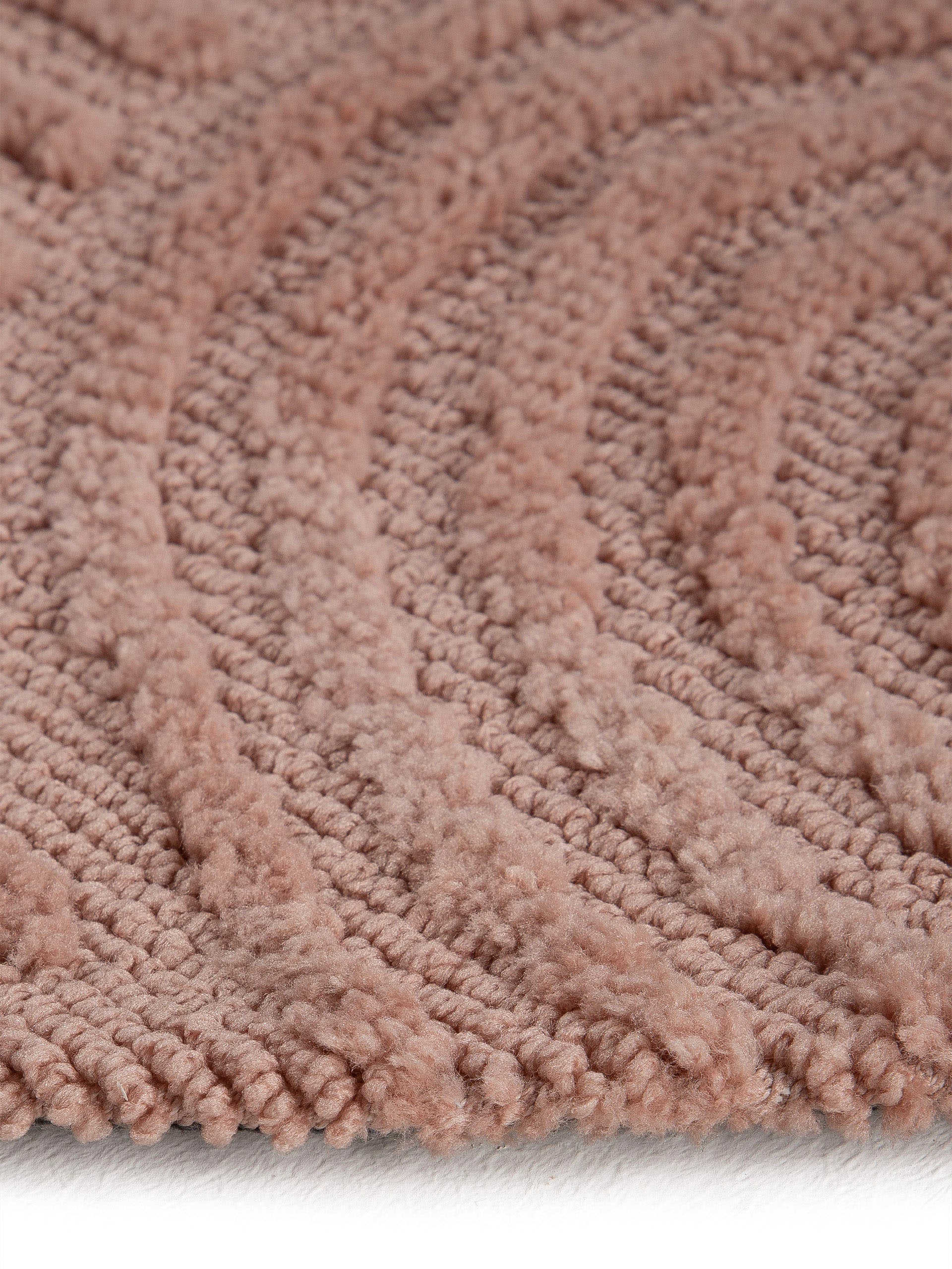 carpetfine Teppich »Holly 4 - Soft Touch Microfaser Teppich«, rund, 12 mm Höhe, Boho Scandi, weiche dichte getuftete Hoch-Tief-Struktur, Wohnzimmer