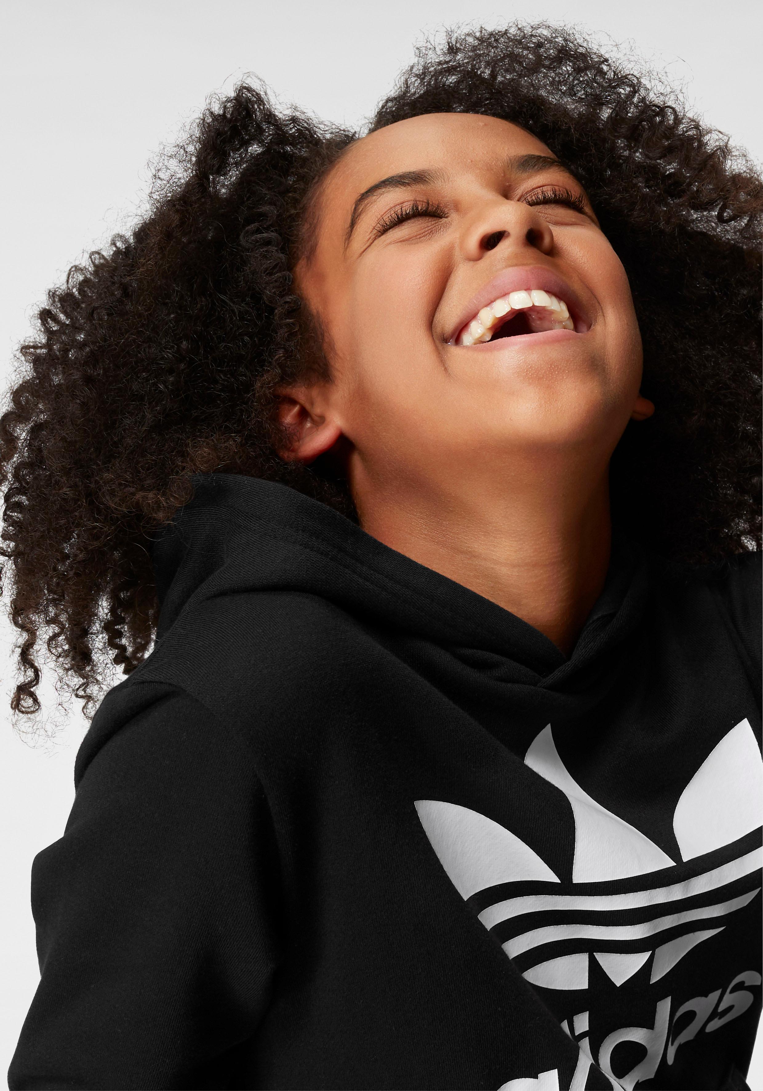 Thumbnail - adidas Originals Kapuzensweatshirt "TREFOIL HOODIE" Hoodie, Kapuzenpullover mit großem Logoprint