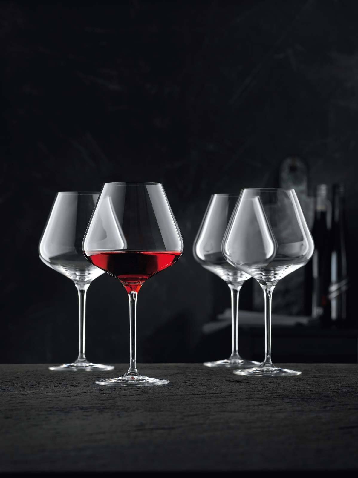 Nachtmann Rotweinglas »Burgundergläser ViNova 840 ml 4er Set transparent«