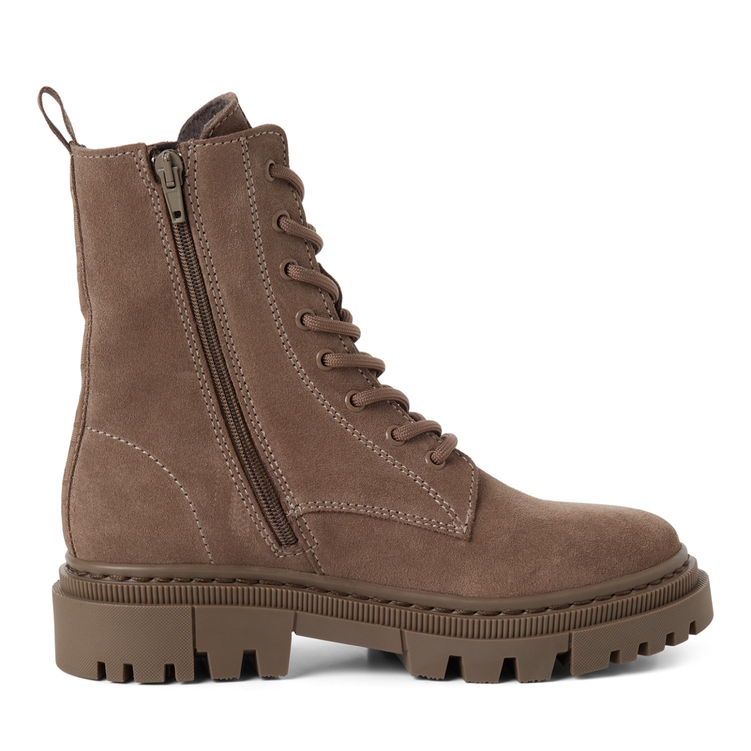 Tamaris Schnürboots  Blockabsatz, Schnürstiefelette mit praktischem Innenreißverschluss